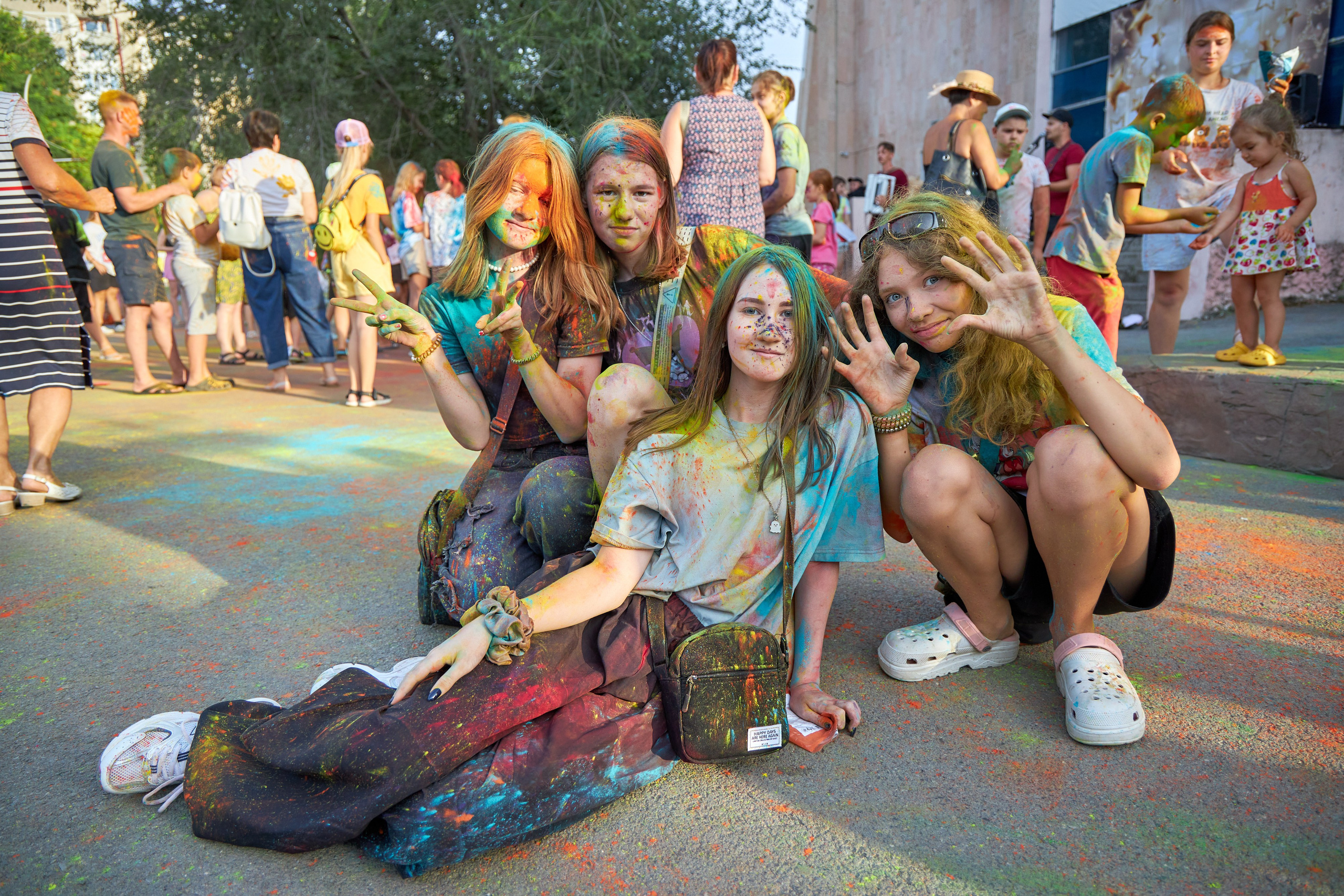 Репортажные кадры с детских праздников