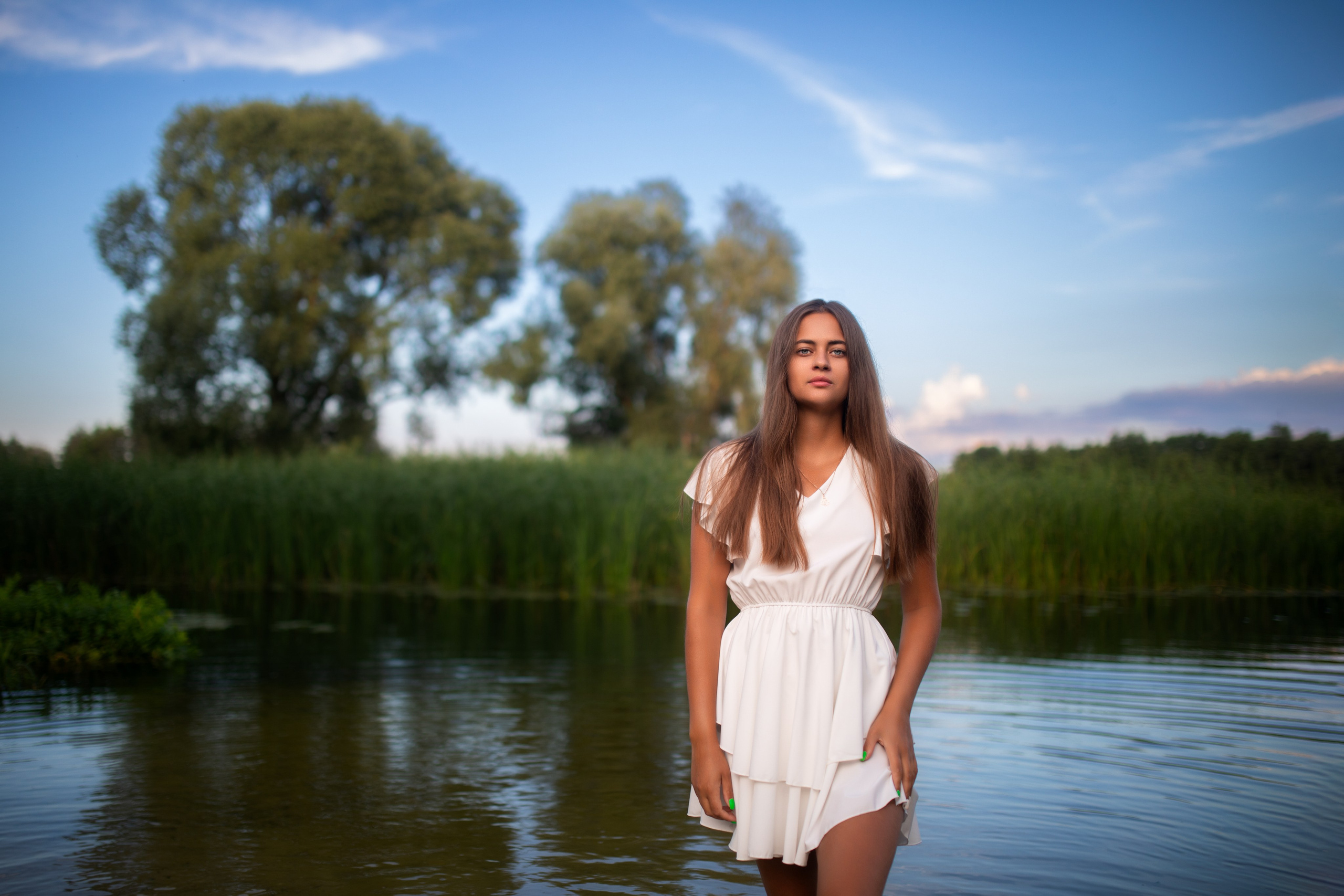 Фотосессия с Ольгой на природе в формате для «себя»