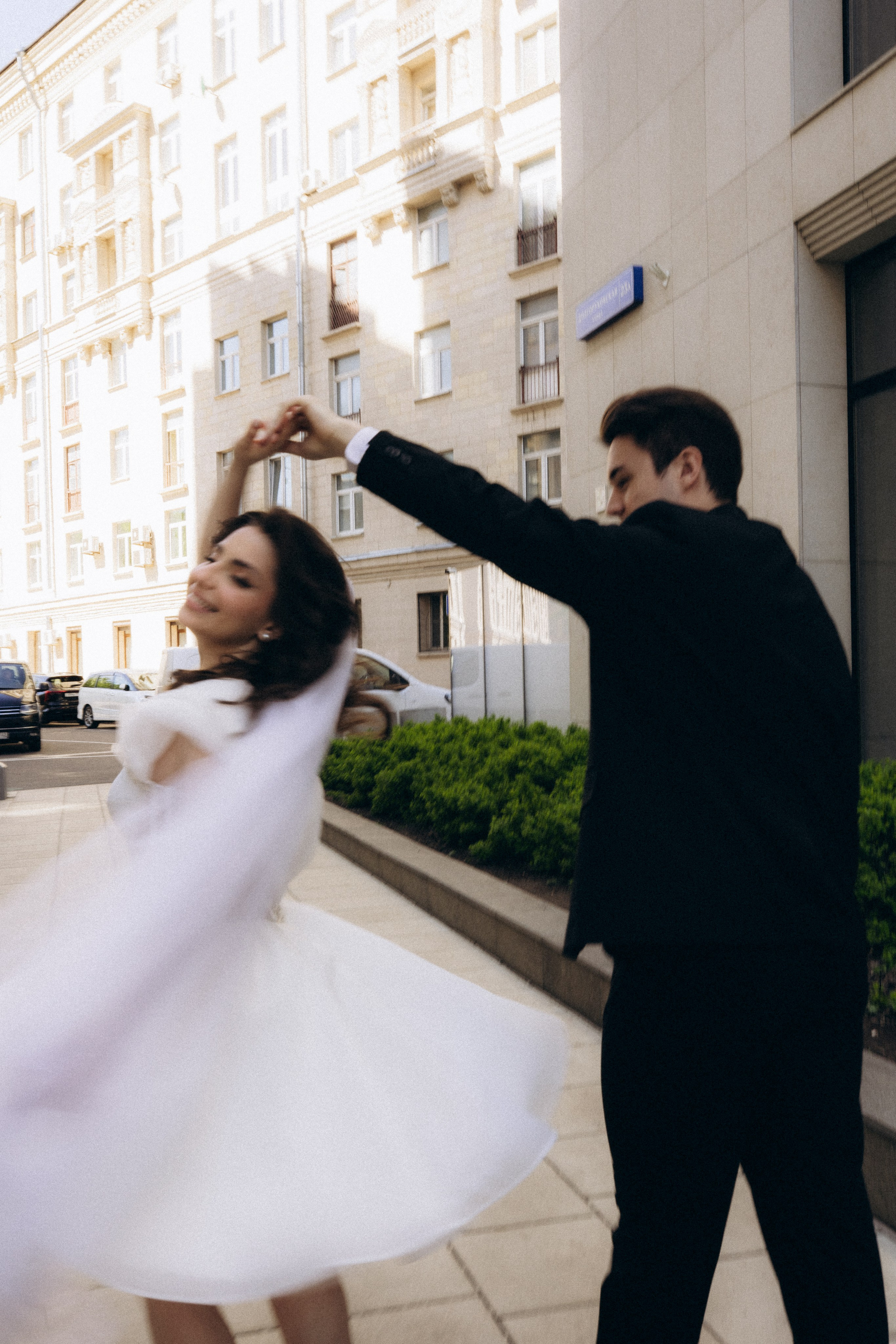 Свадебная фотопрогулка в Москве по центру города. Свадебный фотограф в Москве Анна Полушина