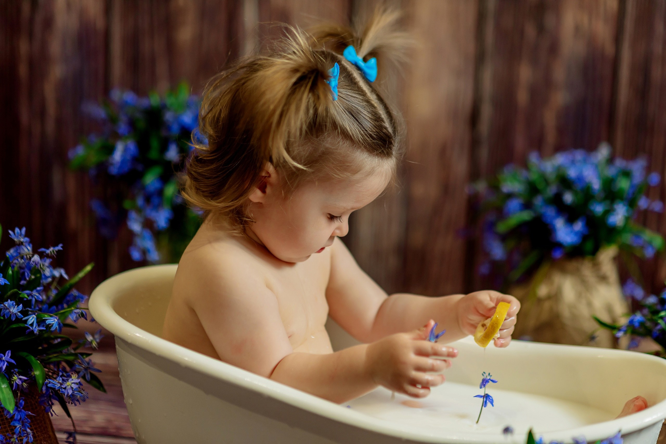 Детские молочные ванночки. Меркулова Ольга фотограф Воронеж