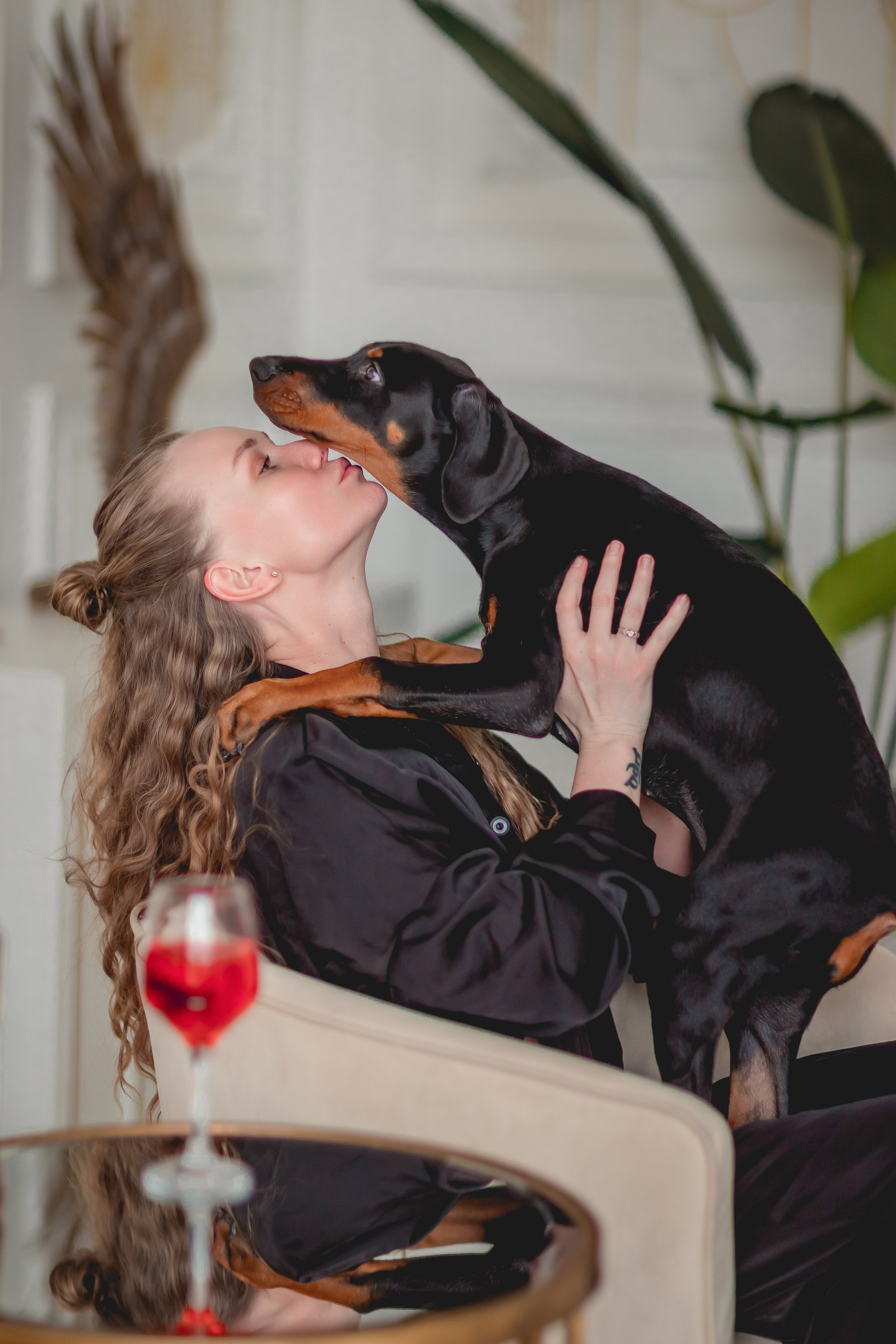 Жанна и Тера. Семейный фотограф анималист Мария Крючкова