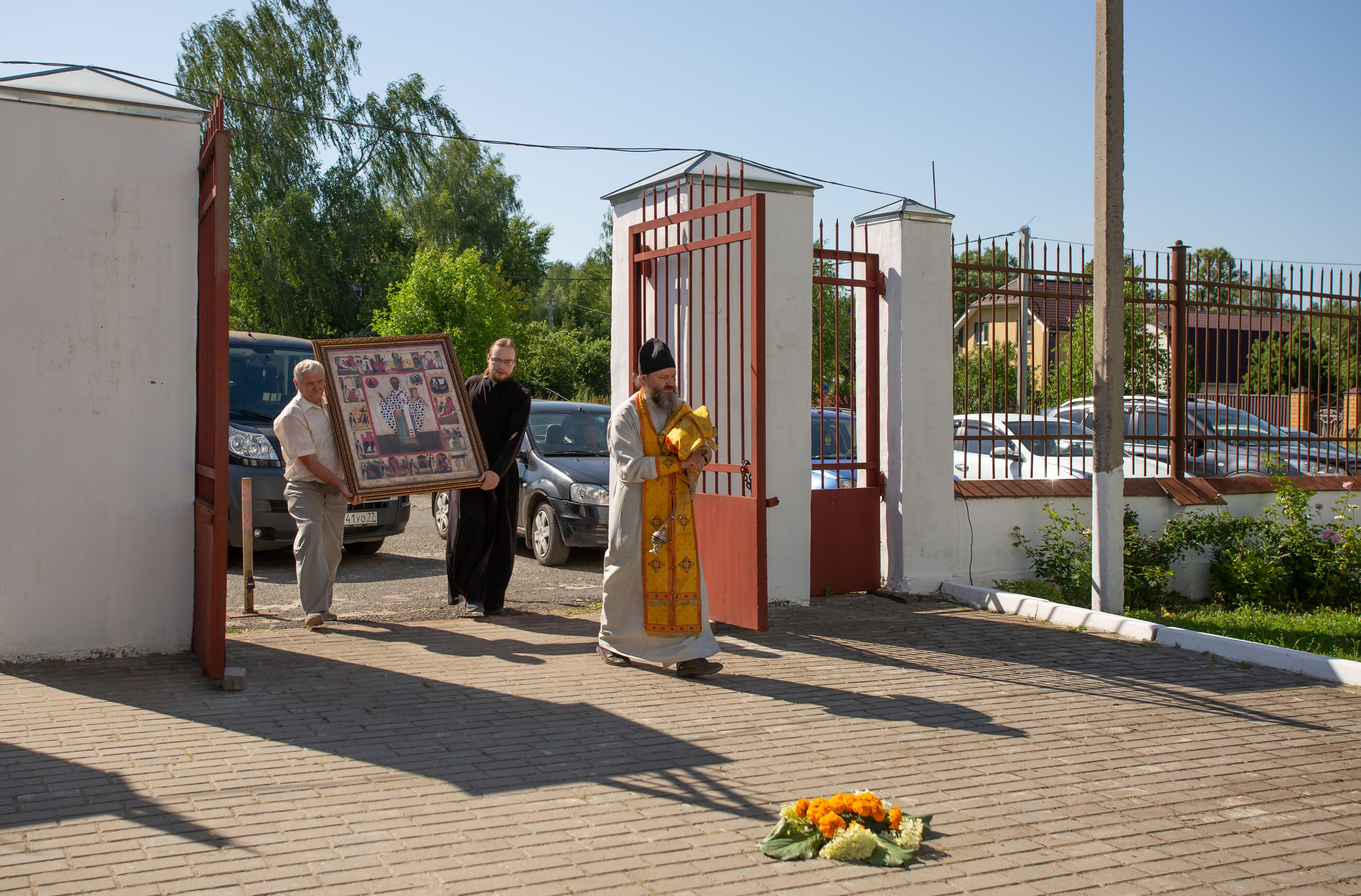 Молебен Николай Зарайсий с Ашитково Воскресенский храм. Семейный и детский фотограф Анна Петракова