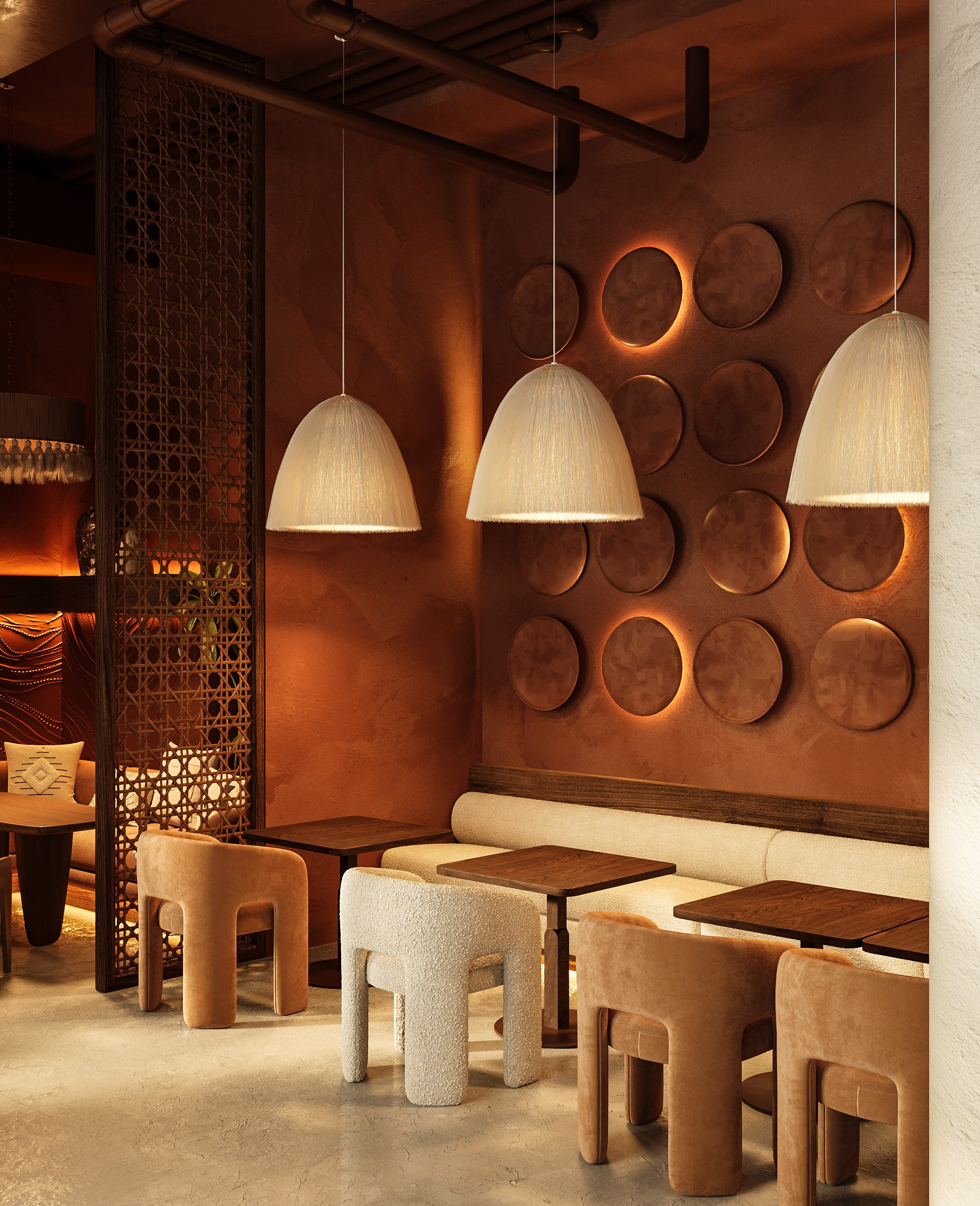 Кальянная Мята. Концепт и визуализация для One Two Home. 3D Визуализация