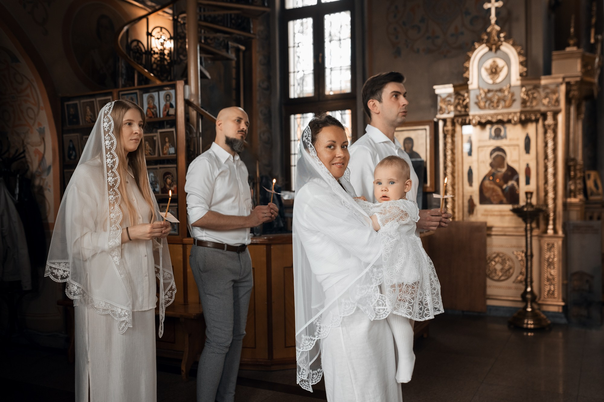 Крещение в храме Николая в Ангелово. Фотограф на Крещение, Венчание в Москве Ирина Шамина