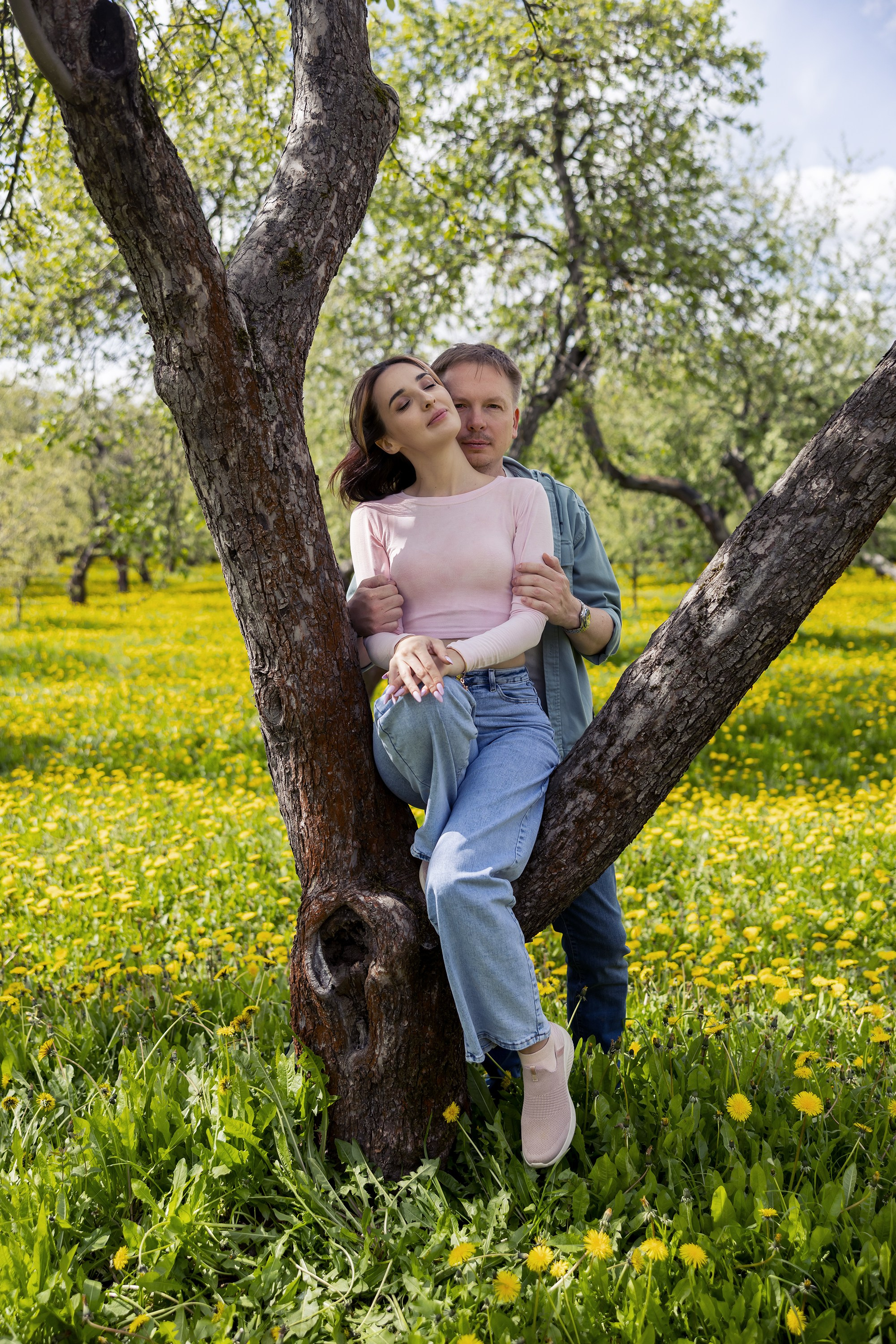 Съемка в цветущих садах. Фотограф в Москве Ольга Олейникова