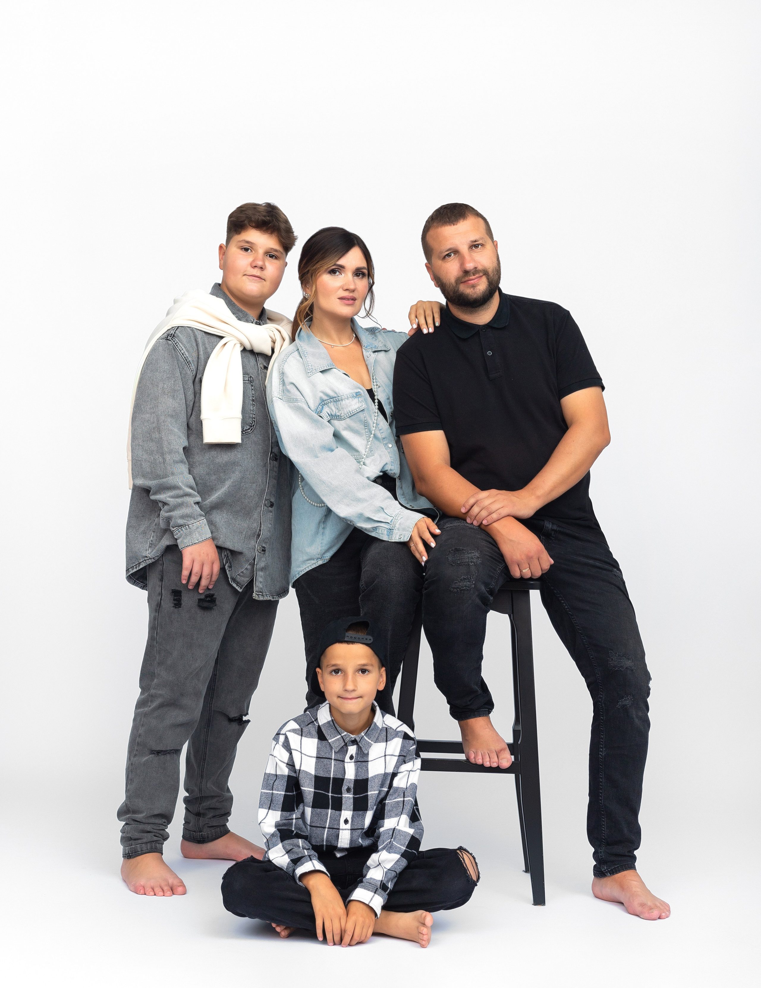 Семья Бернацких. Ирина Болотова фотограф в стиле Vogue в городе Старый Оскол