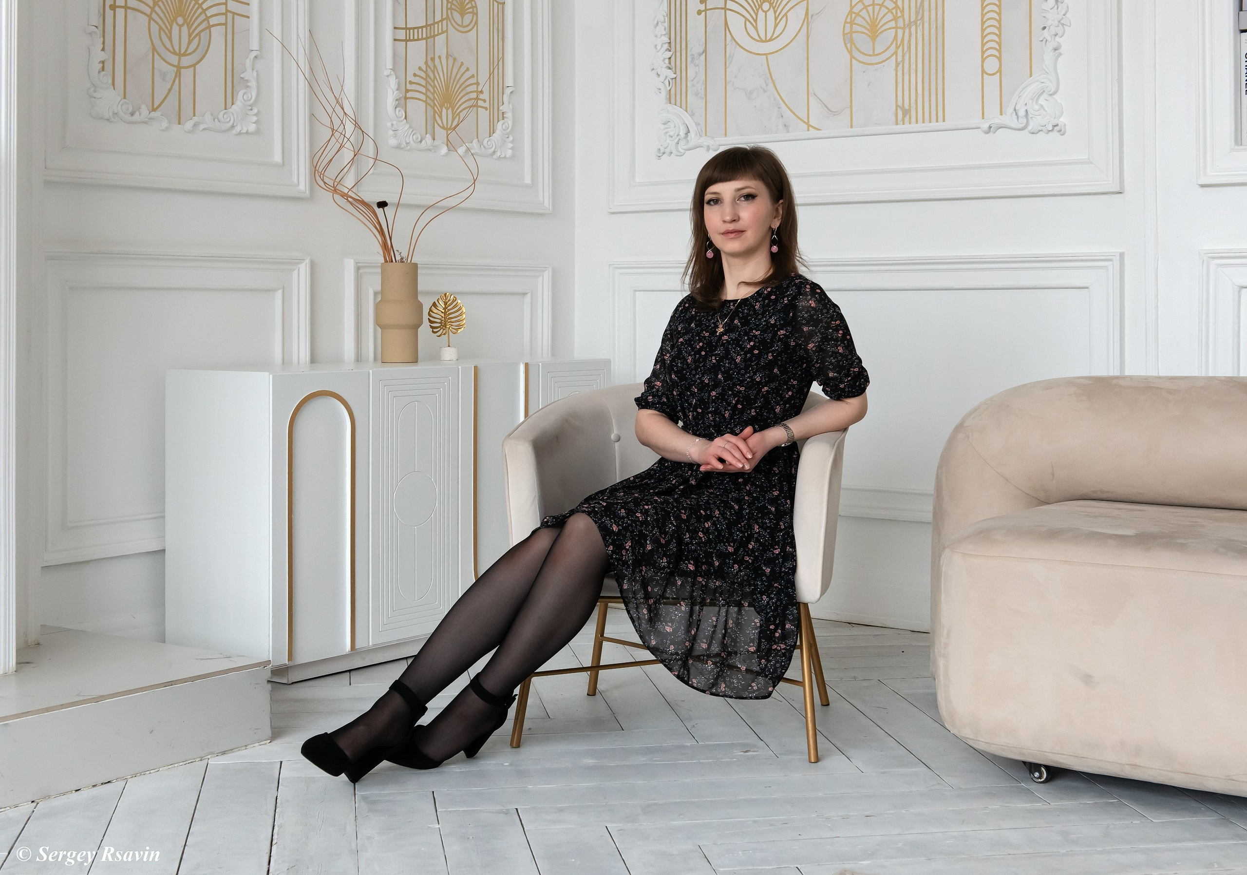 В интерьерной студии. Фотограф в Москве Сергей Рсавин