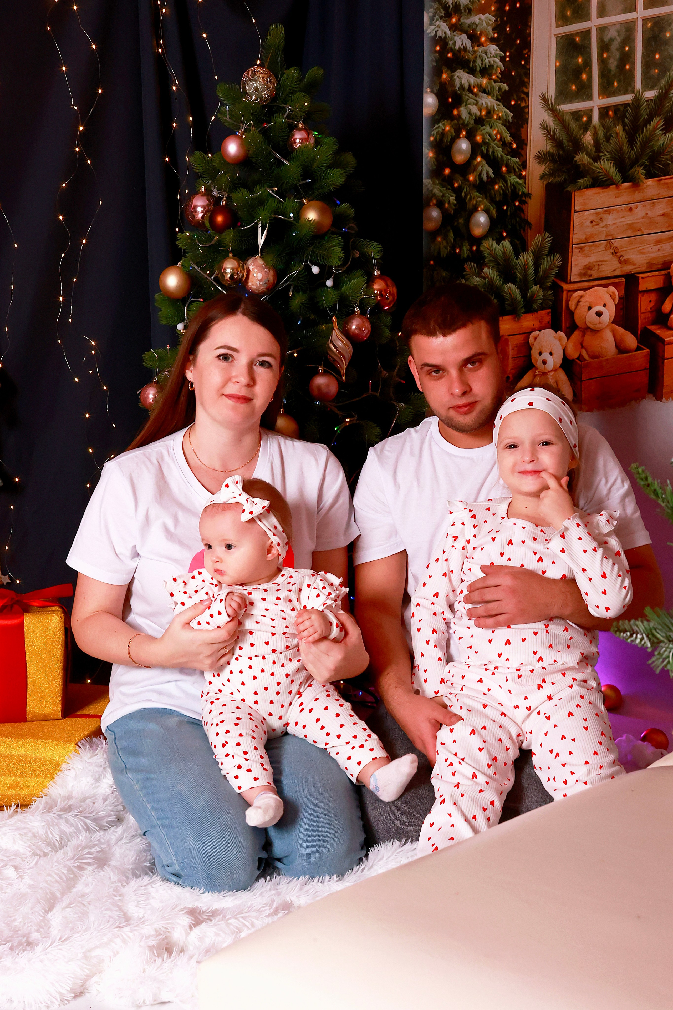 Новогодняя семья. Фотолаборатория Ваниль