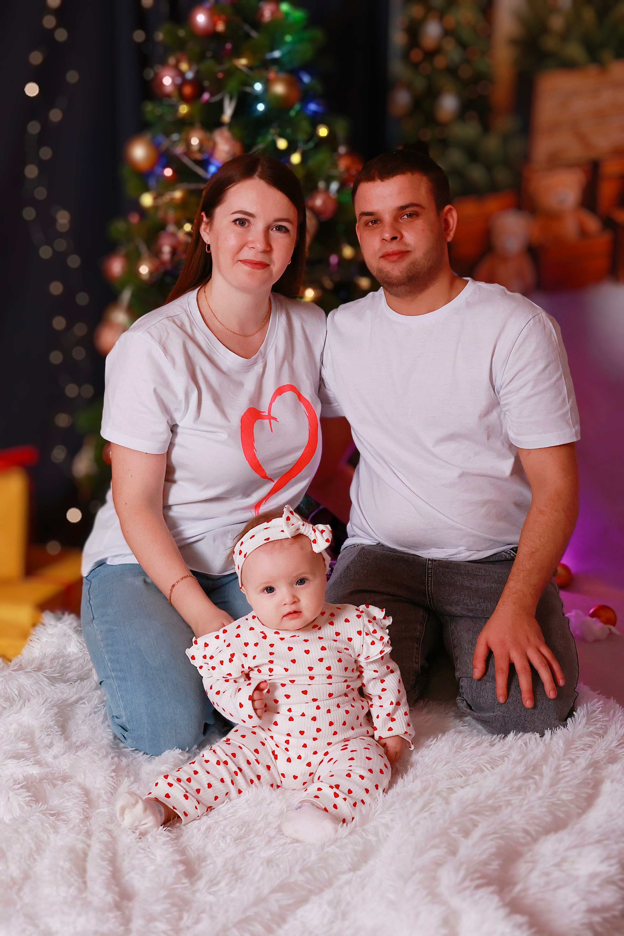 Новогодняя семья. Фотолаборатория Ваниль