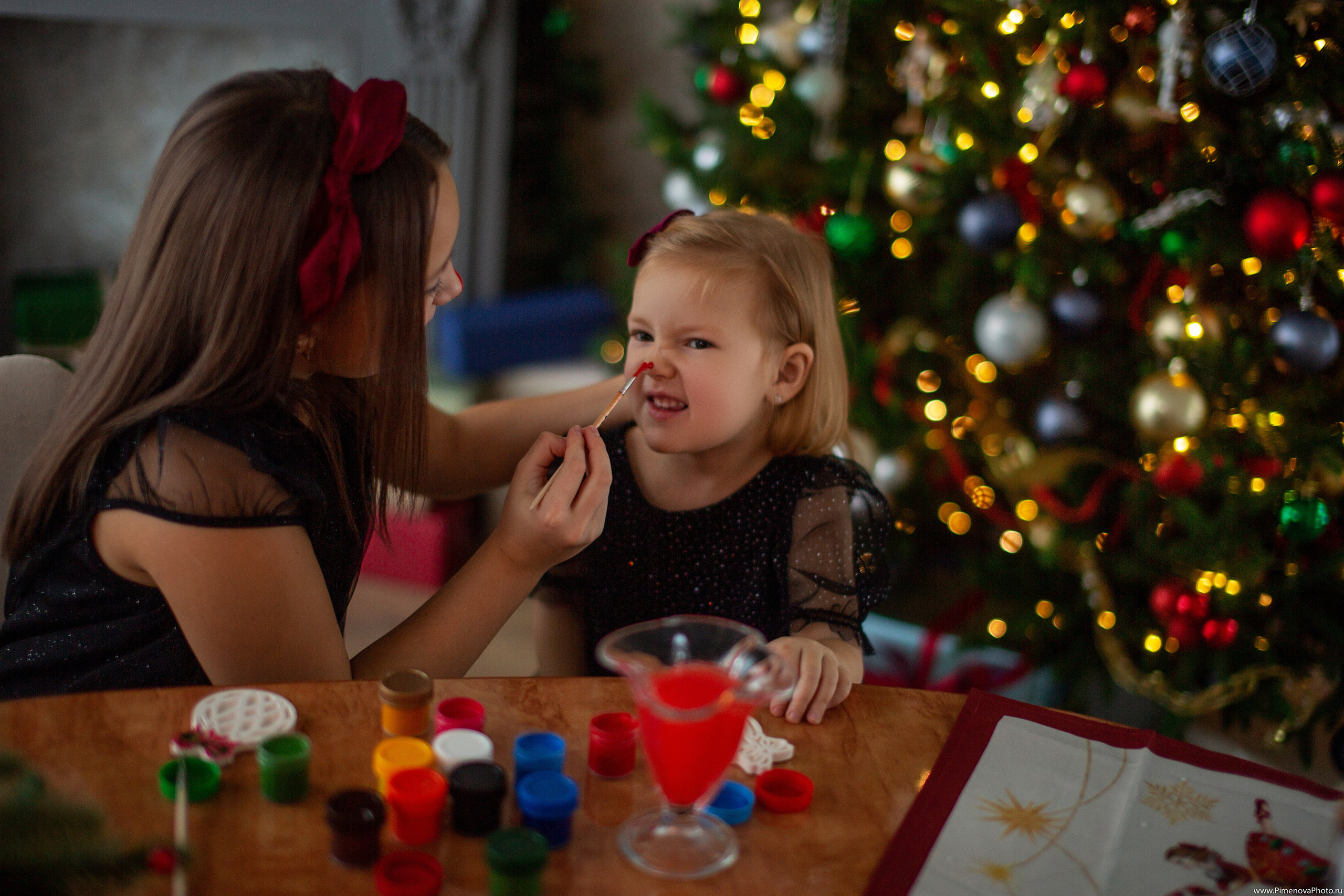 Новогодняя сказка Вари и Маруси, 2024. Семейный и детский фотограф в Петрозаводске