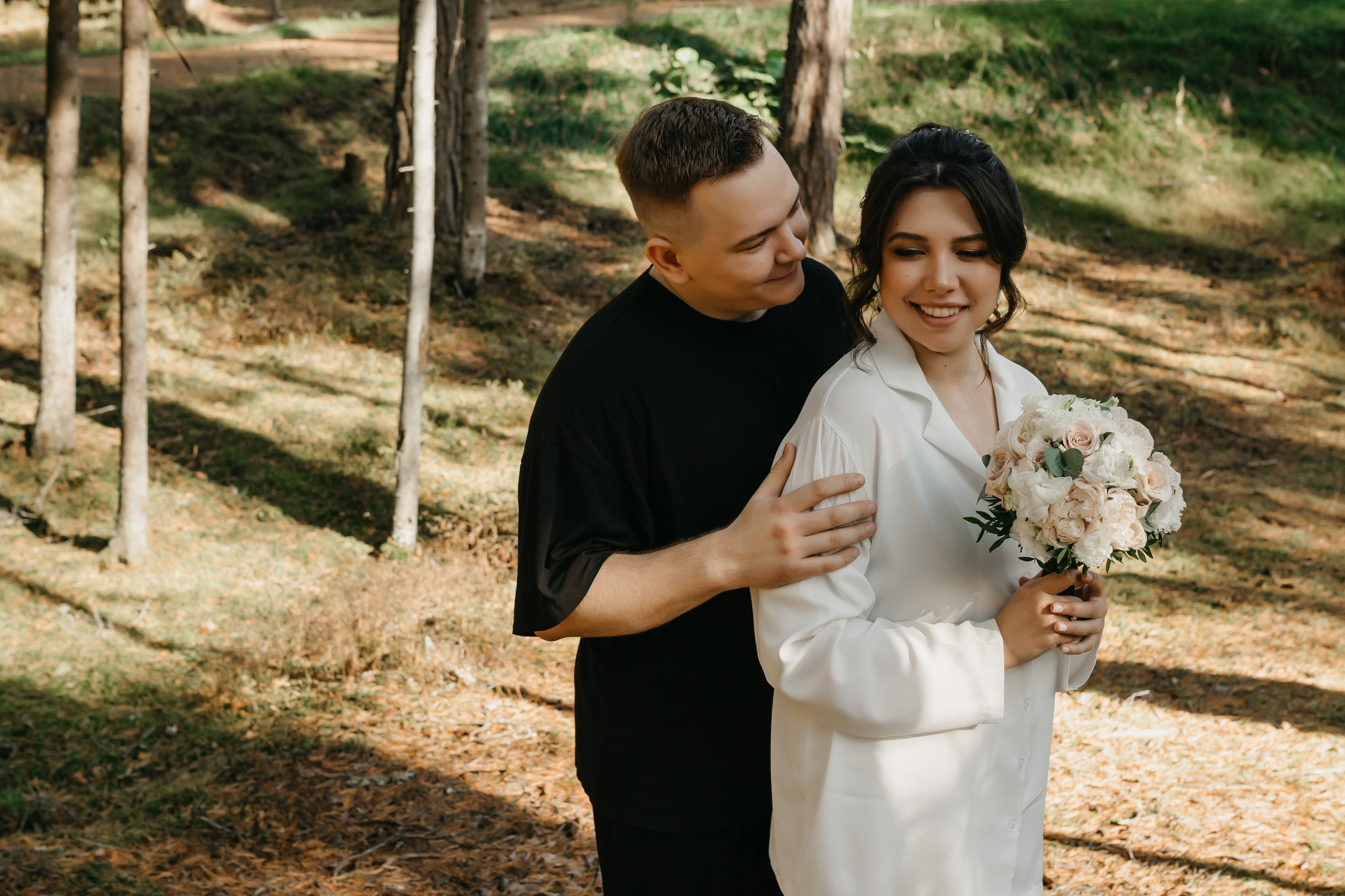 Свадебная фотосессия на природе