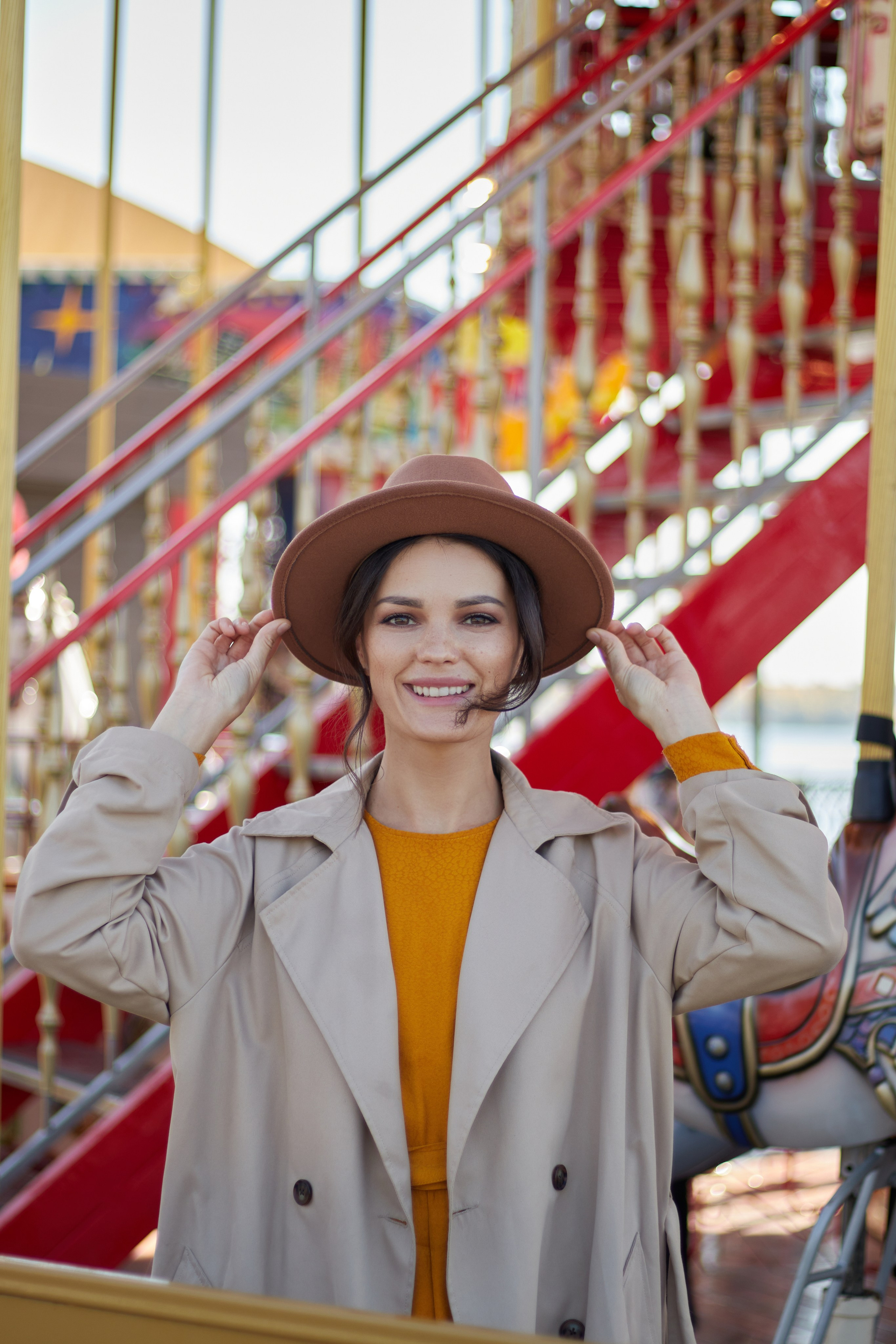 Фотосессия в парке аттракционов. Фотограф Москва Карпова Евгения