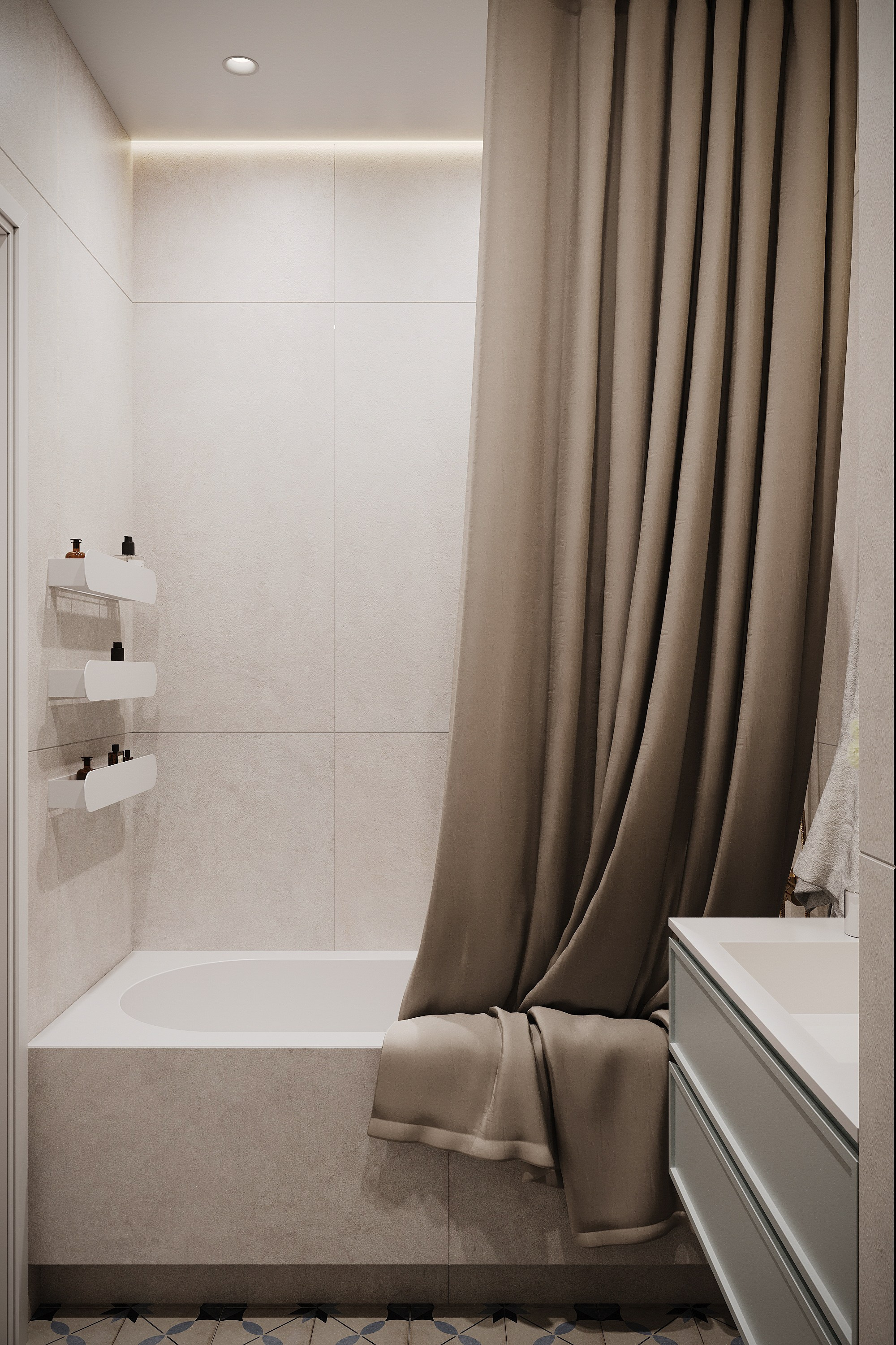 ЖК Петровский парк II — 70 м². КОМНАТА АИСТА дизайн-бюро | AIST ROOM design bureau