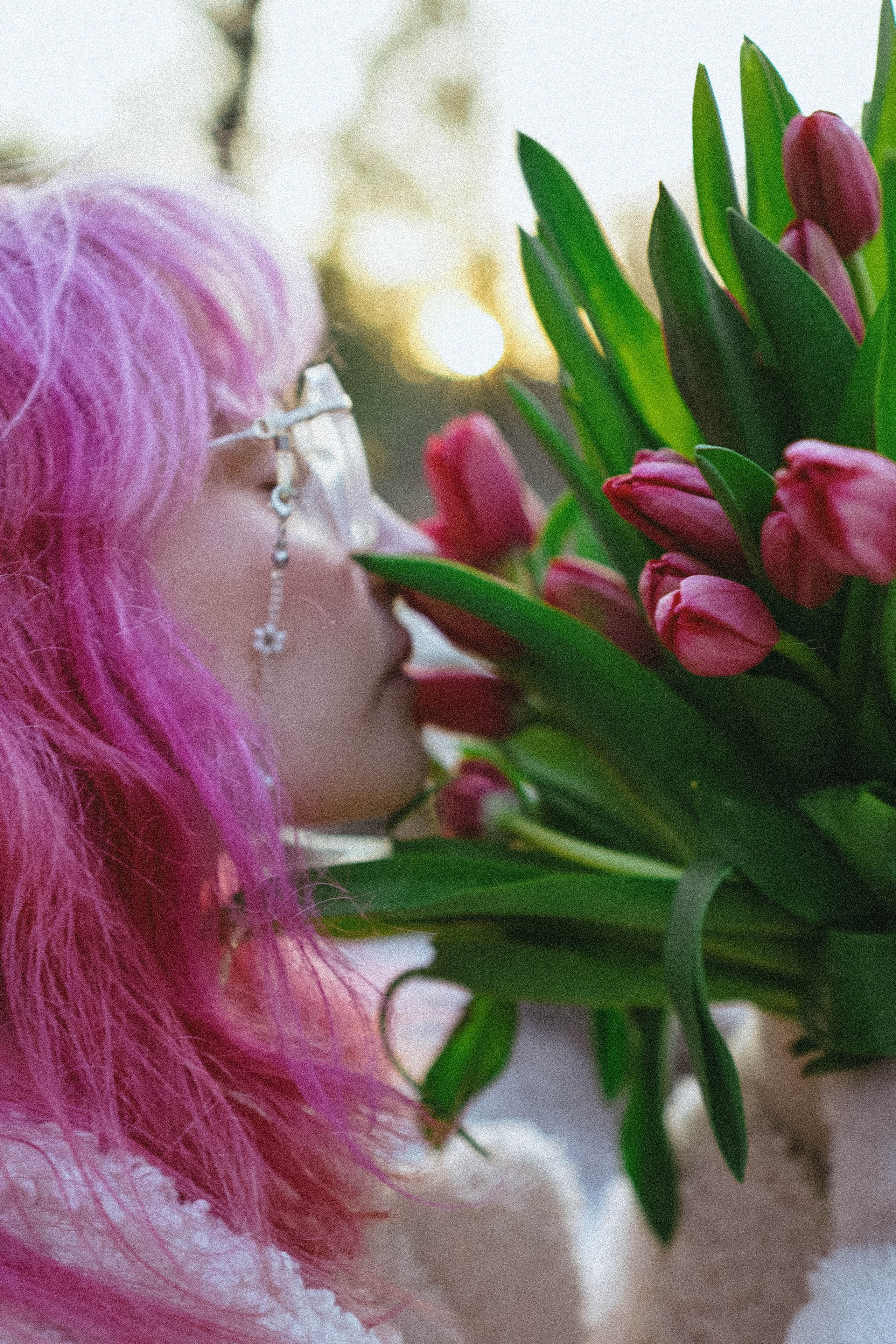 Прогулочная фотосессия с тюльпанами. Профессиональный фотограф, Санкт-Петербург — Виктория Богомолова