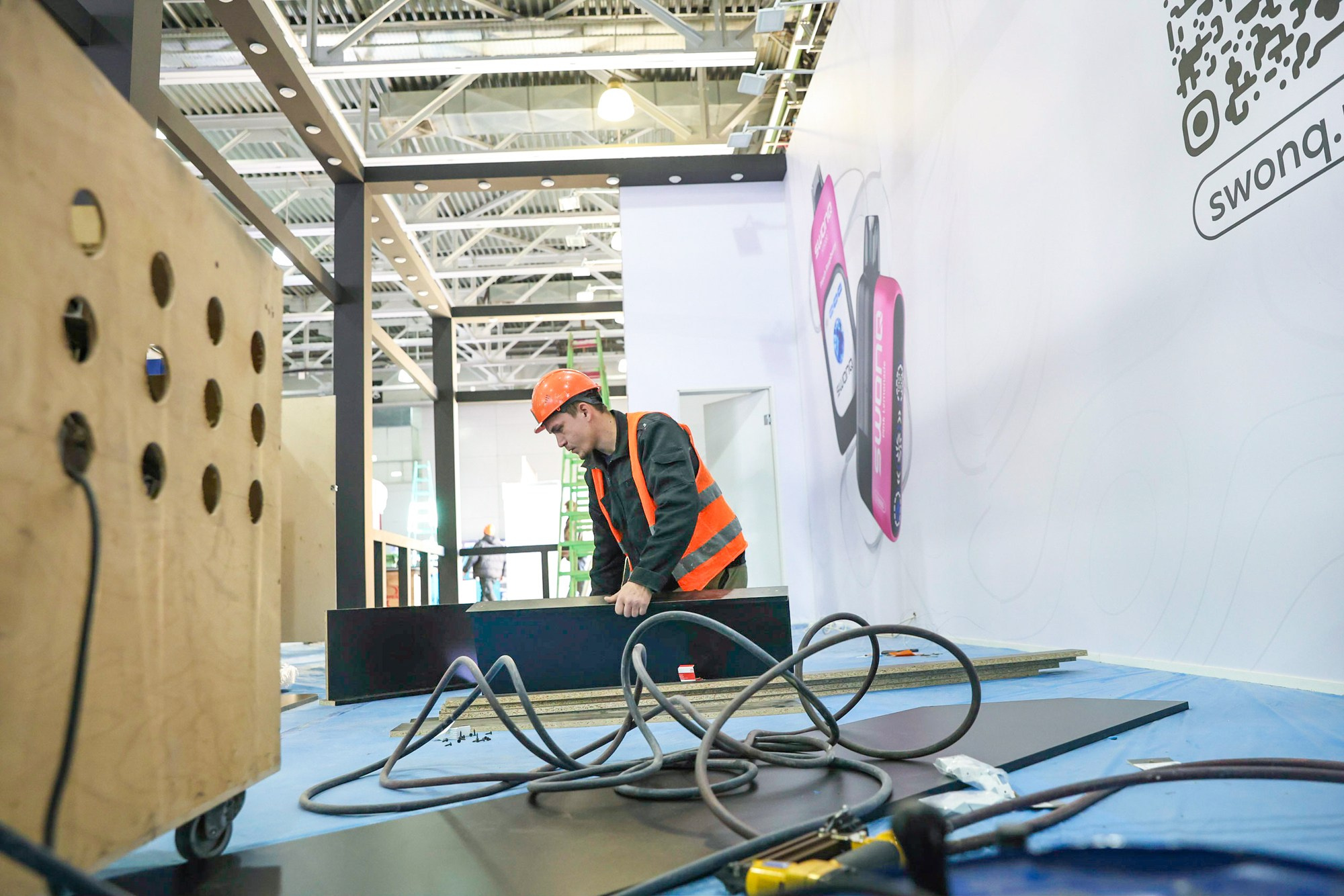 Застройка Vape Club Show. Фотограф Дарья Попова