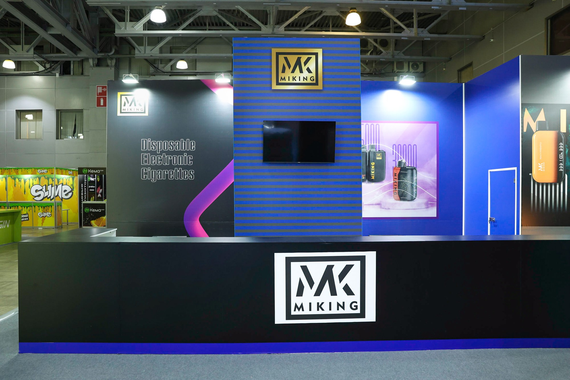 Застройка Vape Club Show. Фотограф Дарья Попова