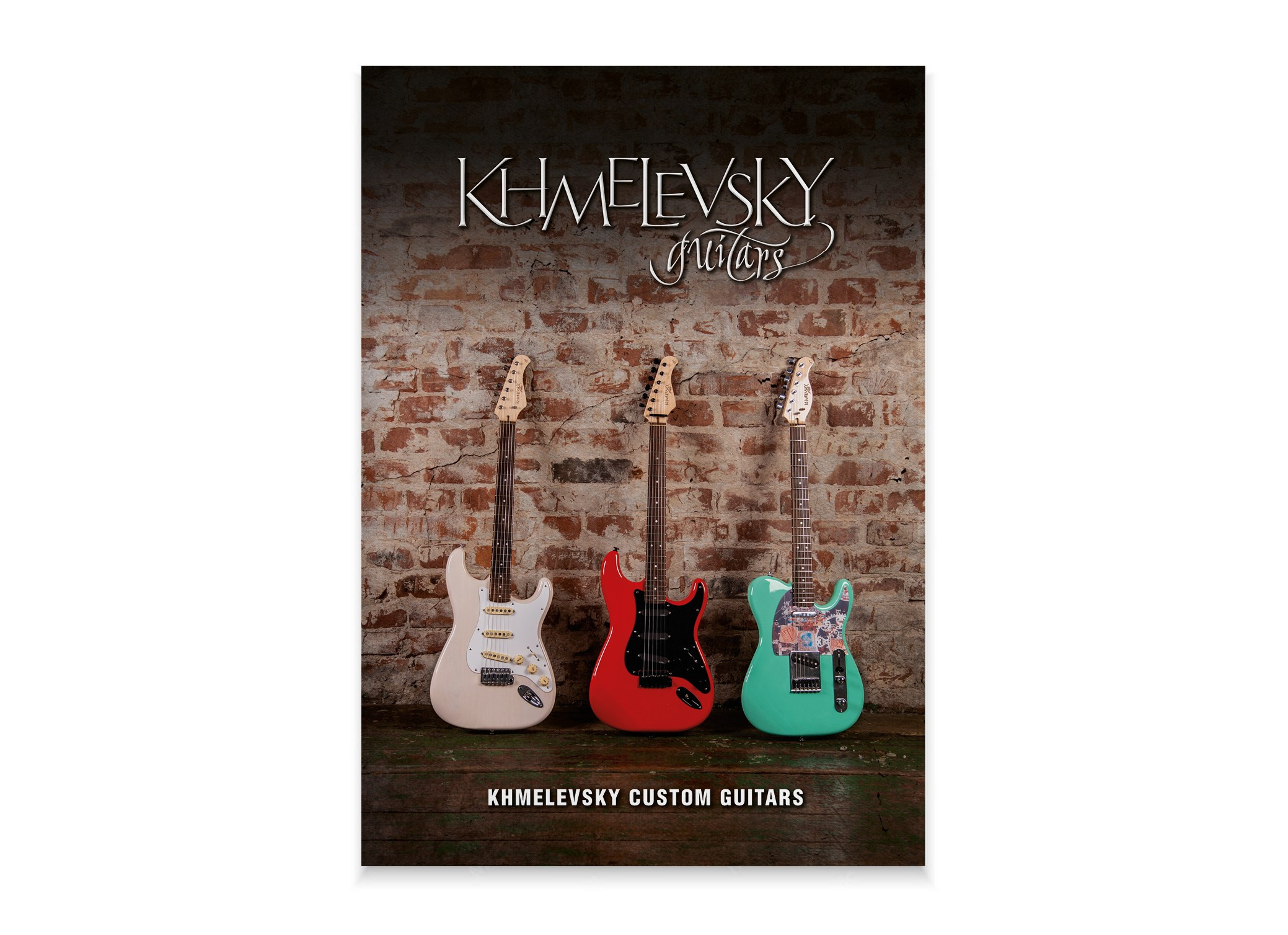 Каталог электрогитар KHMELEVSKY CUSTOM GUITARS. Александр Воронов — графический дизайнер