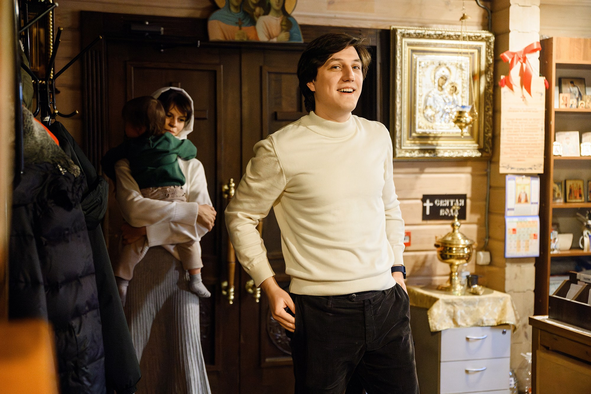 Крещение в Храме имени святых благоверных князей Бориса и Глеба. Константин Солодянкин — свадебный и репортажный фотограф в Екатеринбурге и Верхней Пышме