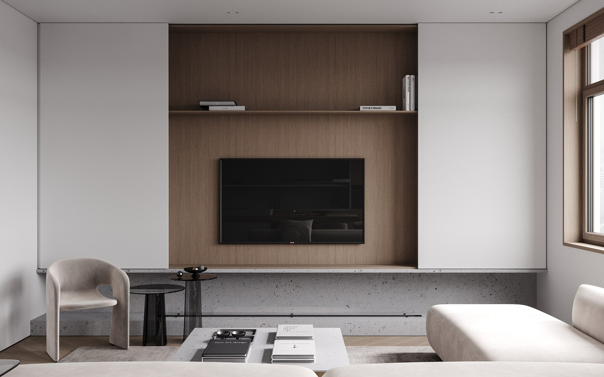 SRP | living room. 3D визуализатор интерьеров