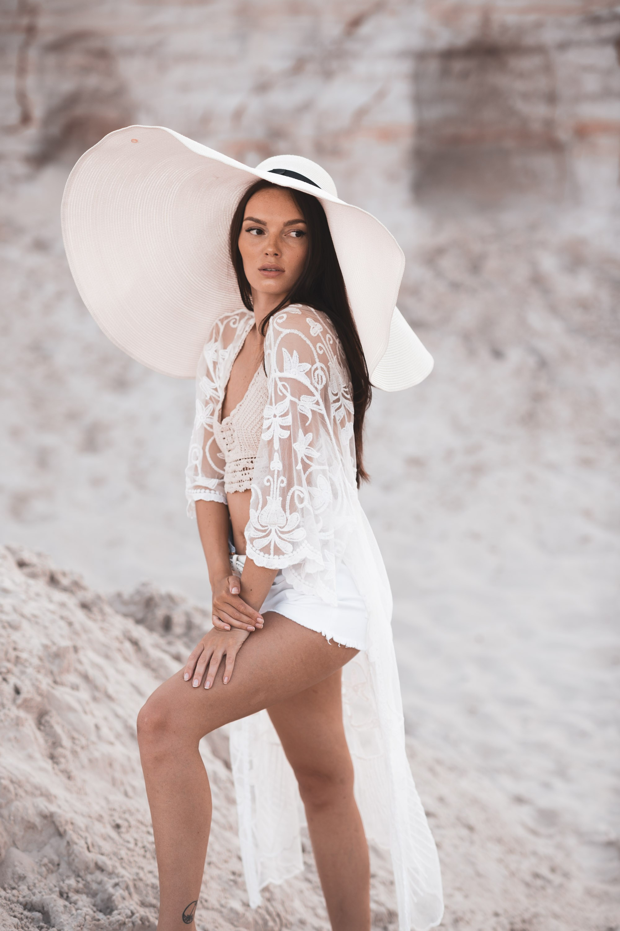 фотосессия в песчаном карьере