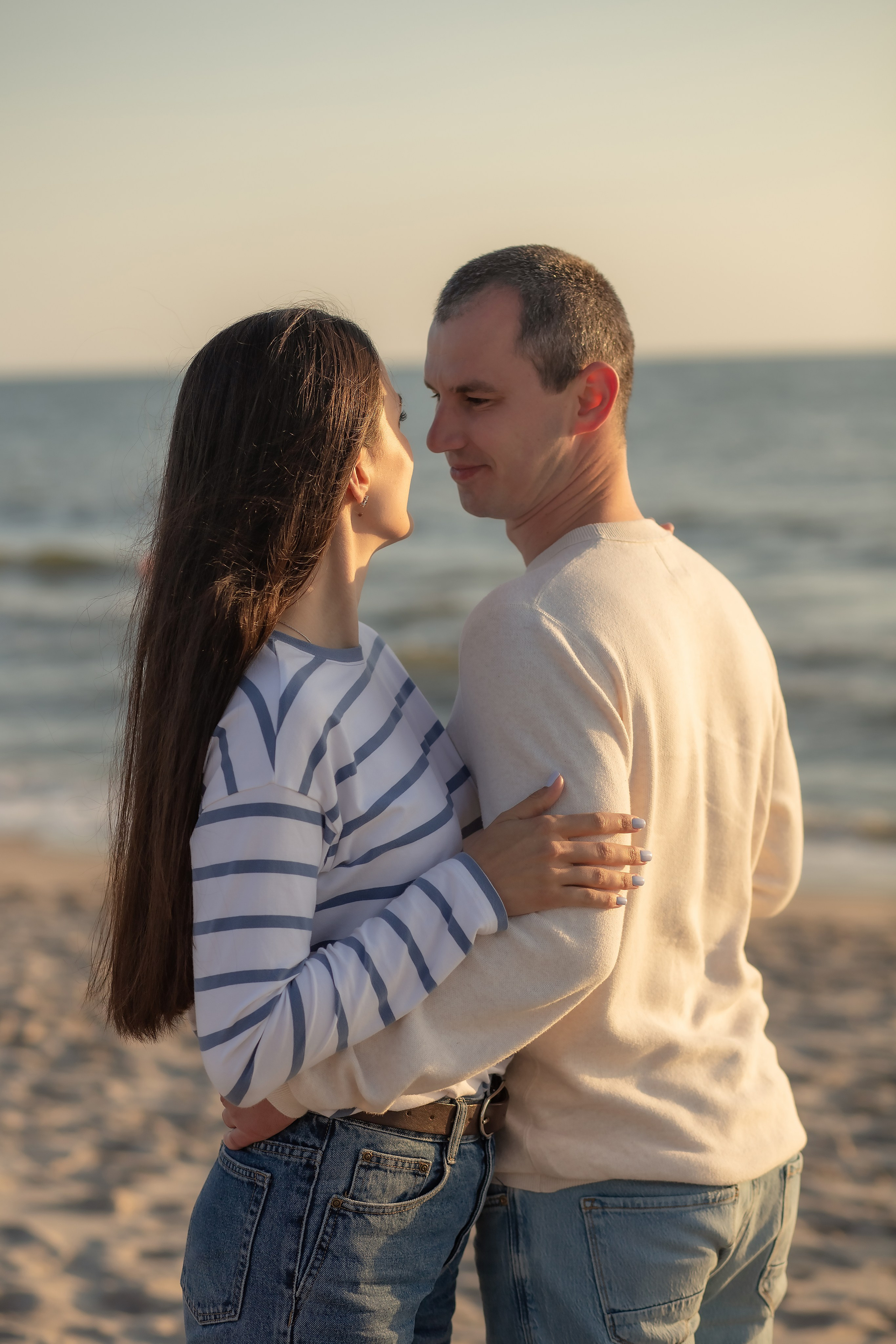 Павел и Татьяна. Закат в Янтарном. Фотограф в Калининграде Решетникова Алина