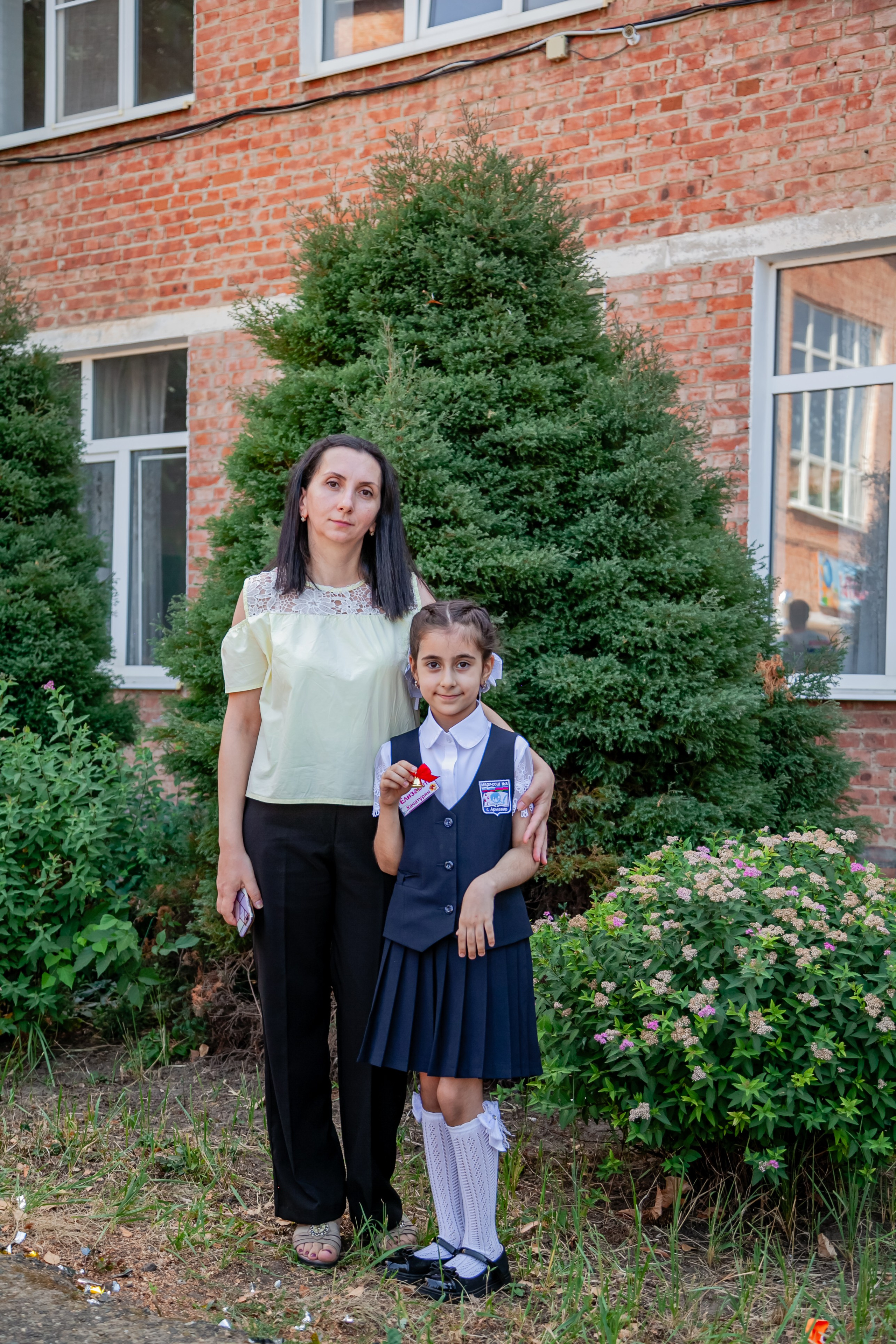 1 сентября линейка. Свадебный и семейный фотограф в Армавире