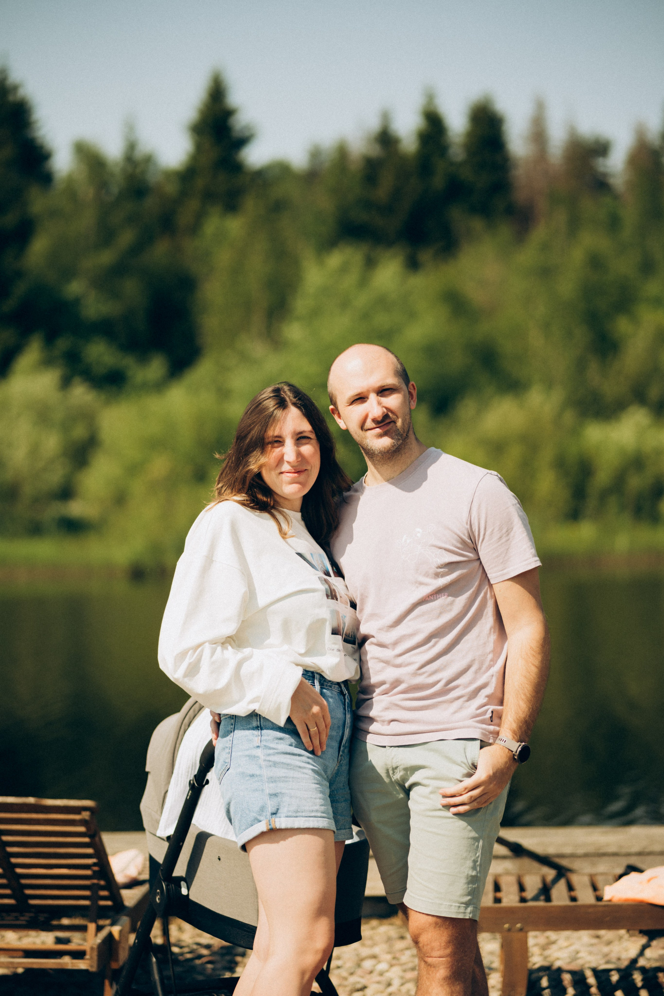 Женя, Аня и Машуня в Лугах