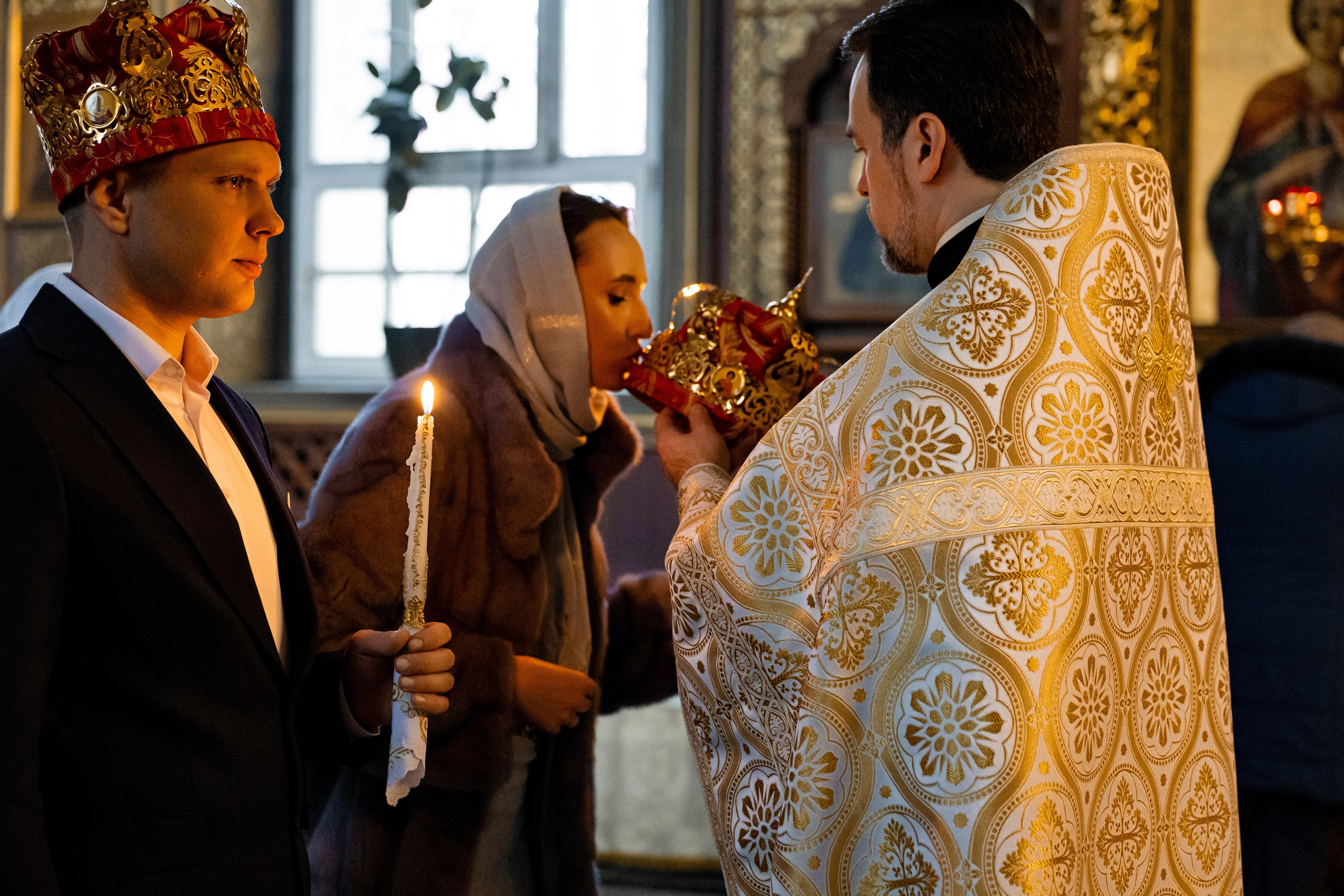 Венчание в Преображенском соборе. Фотограф Белгород
