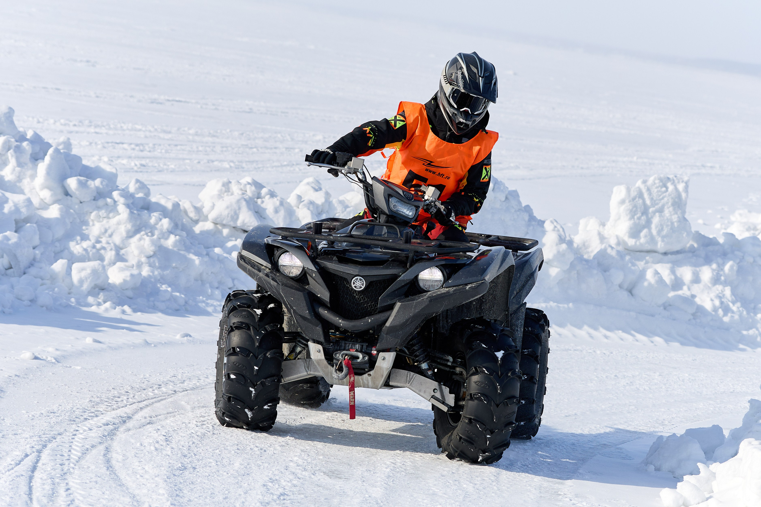 Топим Лёд — 2026. Соревнования на квадроциклах. Фотограф в Новосибирске Алена Скокова