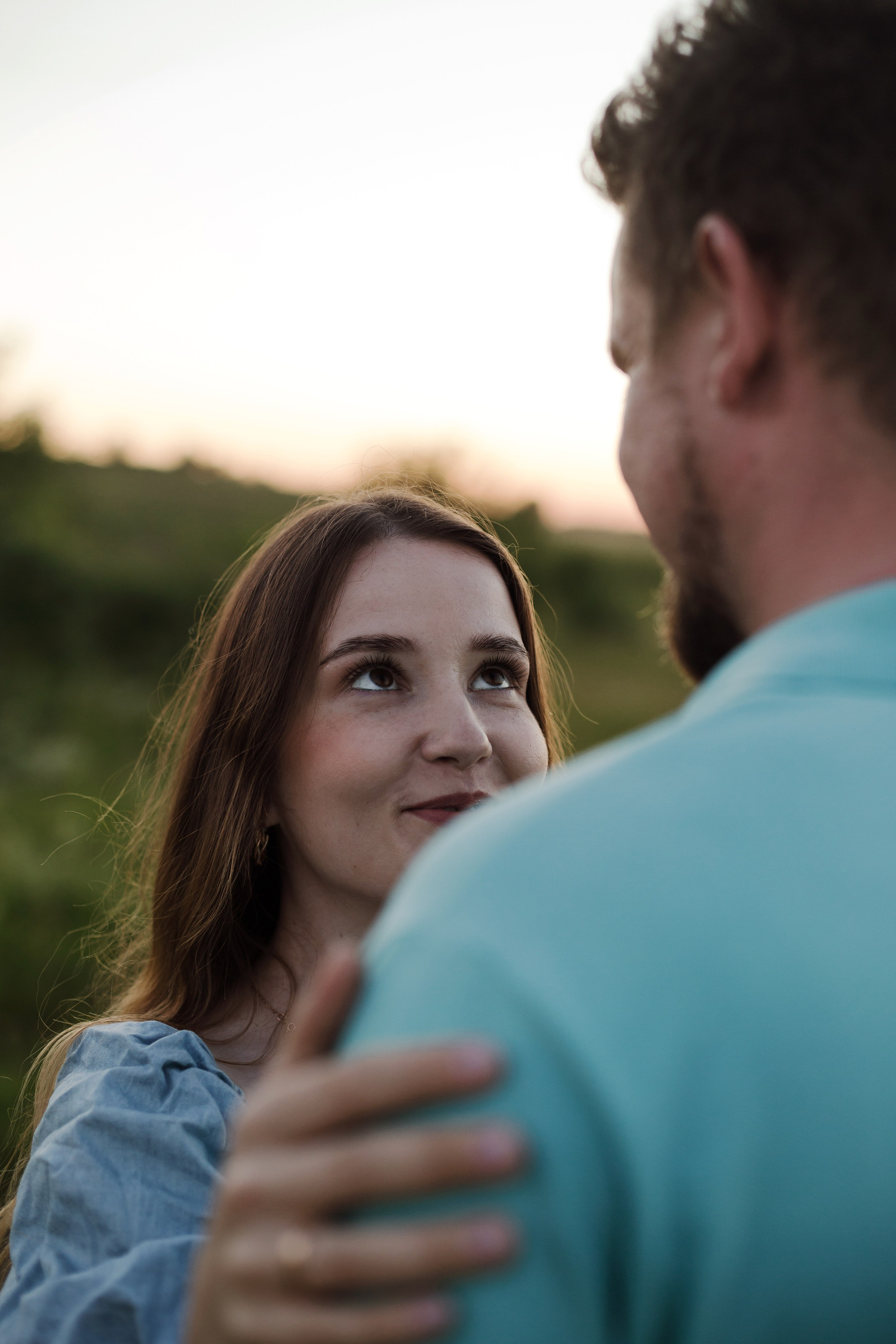 Колтушские высоты — Марина и Сергей. Портретный фотограф в Санкт-Петербурге Элина Ситникова