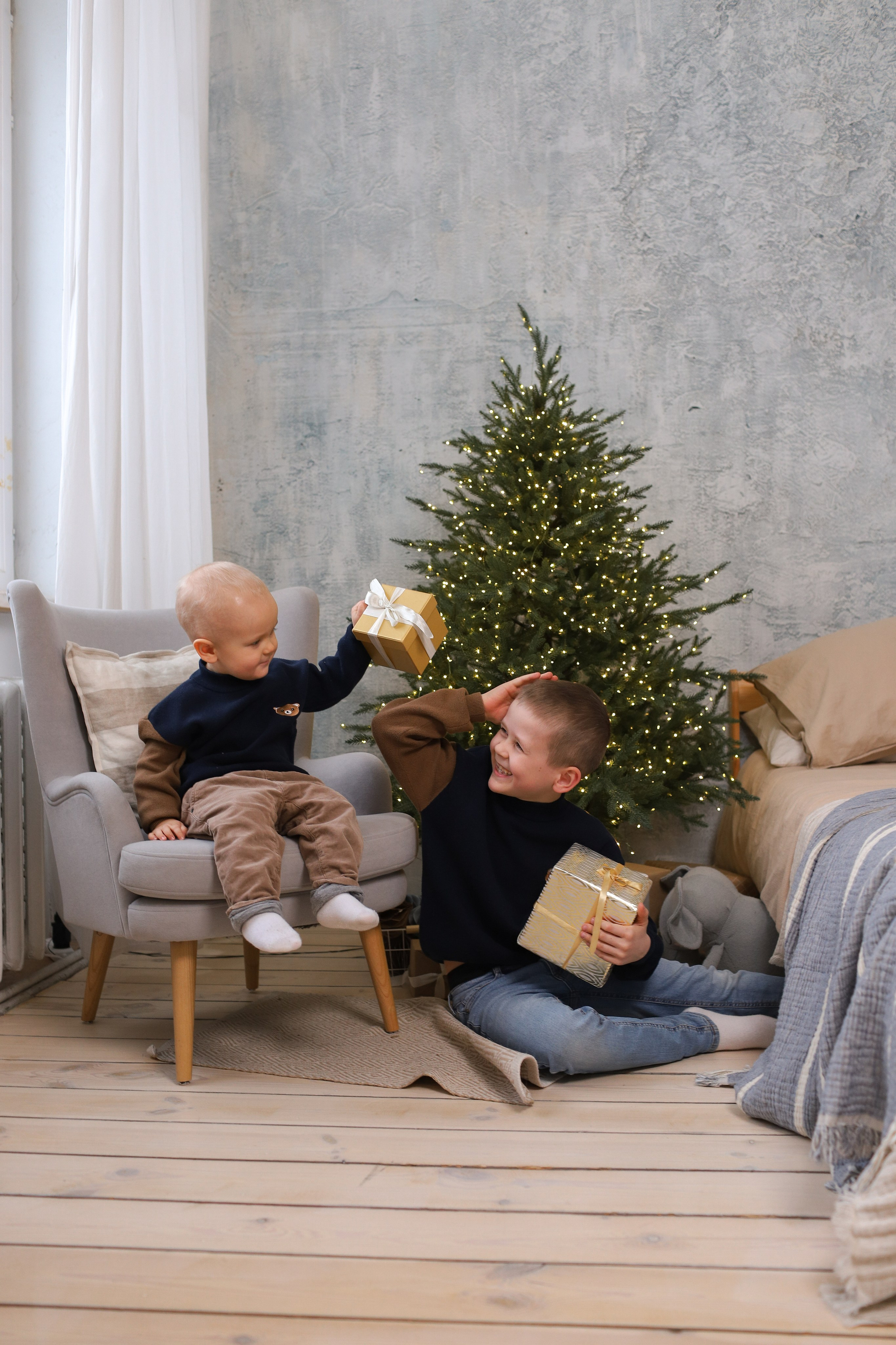 Новогодние детские фотосессии. Ирина Кан Фотограф новорожденных в Екатеринбурге