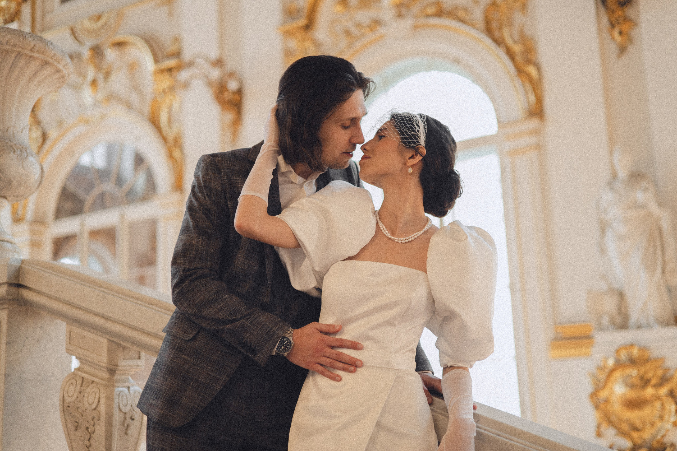 Свадебная съемка в Эрмитаже. Фотограф в Санкт-Петербурге Осокина Елизавета