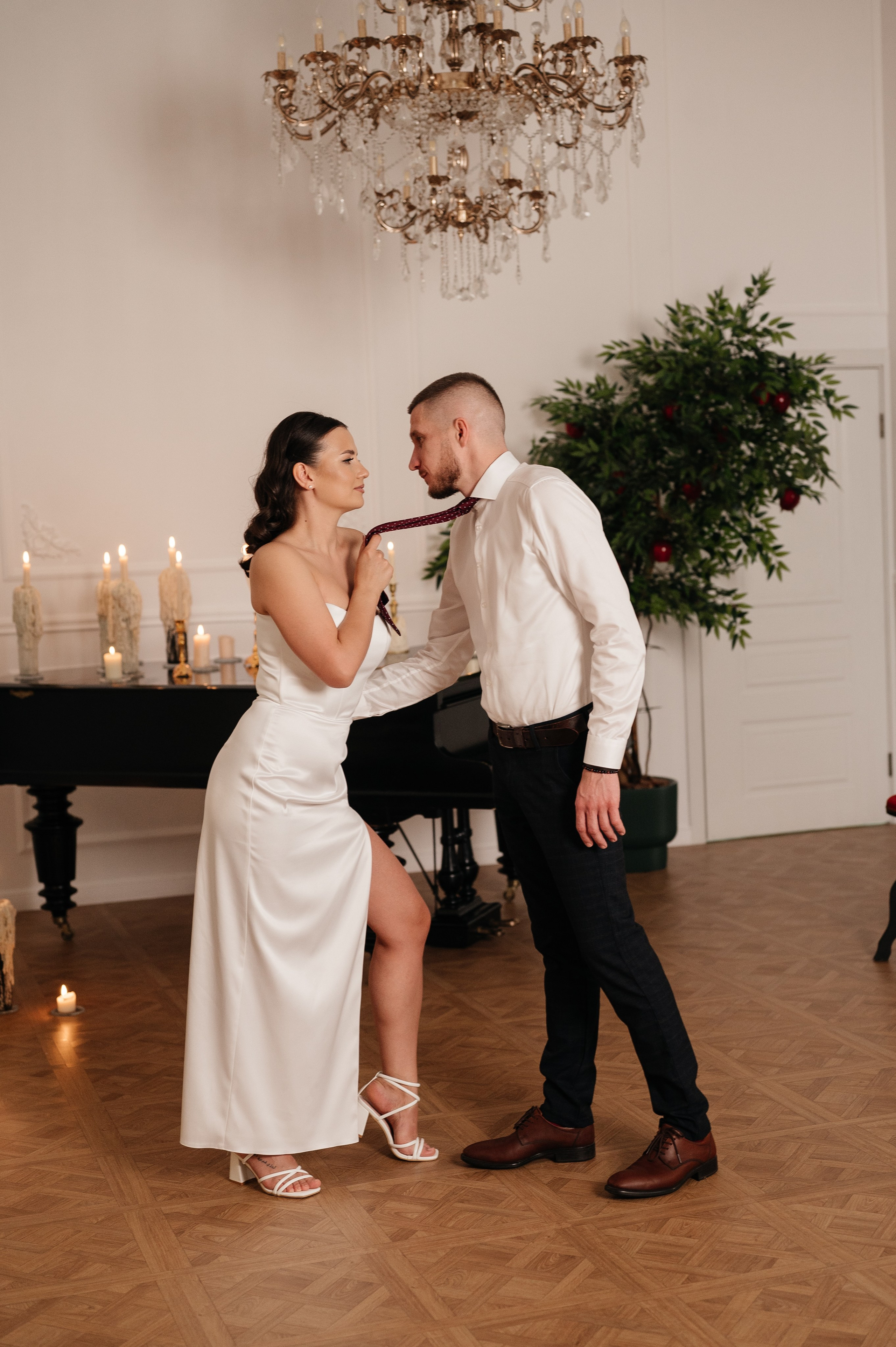 Свадебная фотосессия в студии. Свадебный и семейный фотограф в Краснодаре Алина Мельник