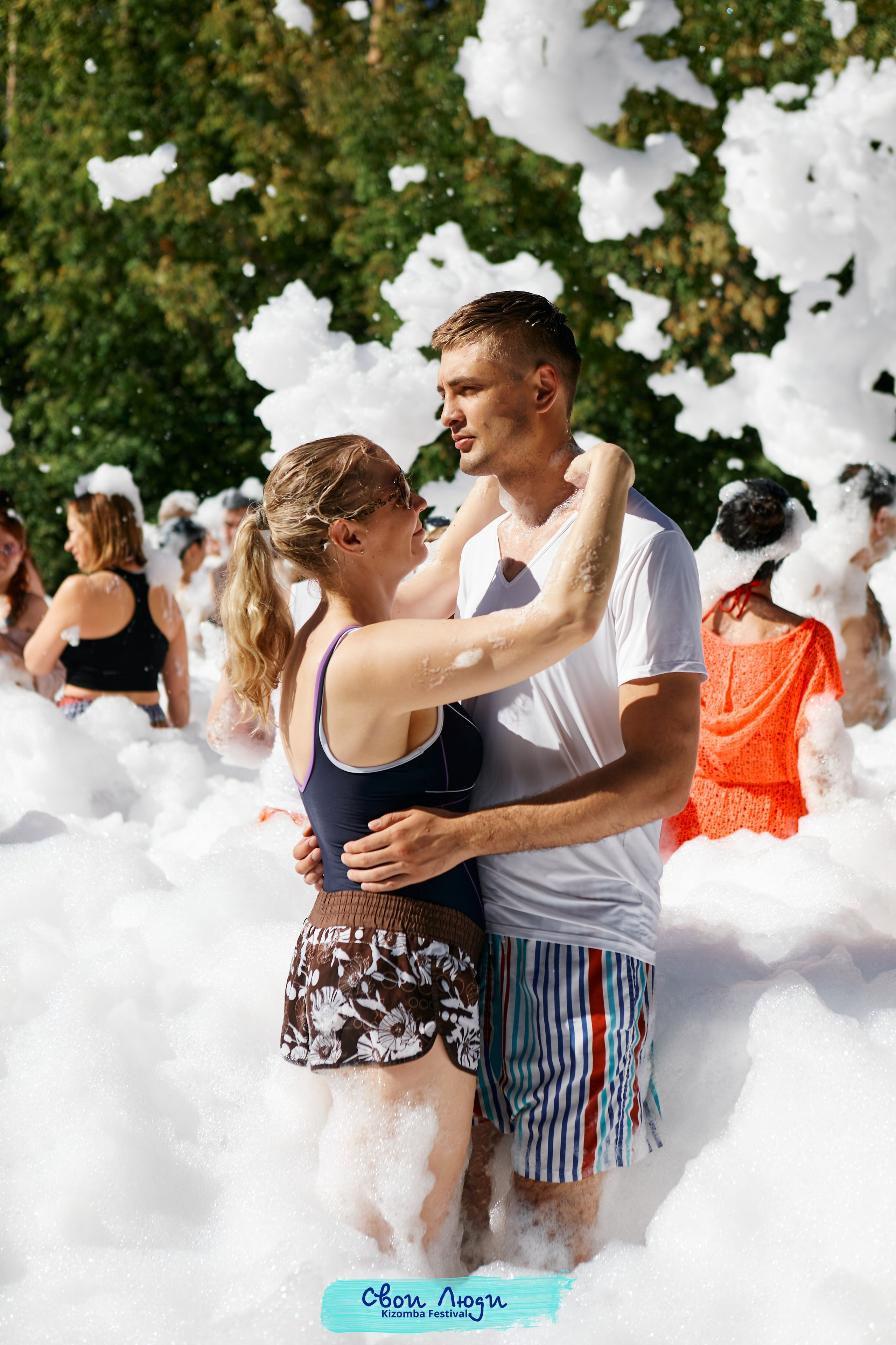 Foam party. Свадебный фотограф
