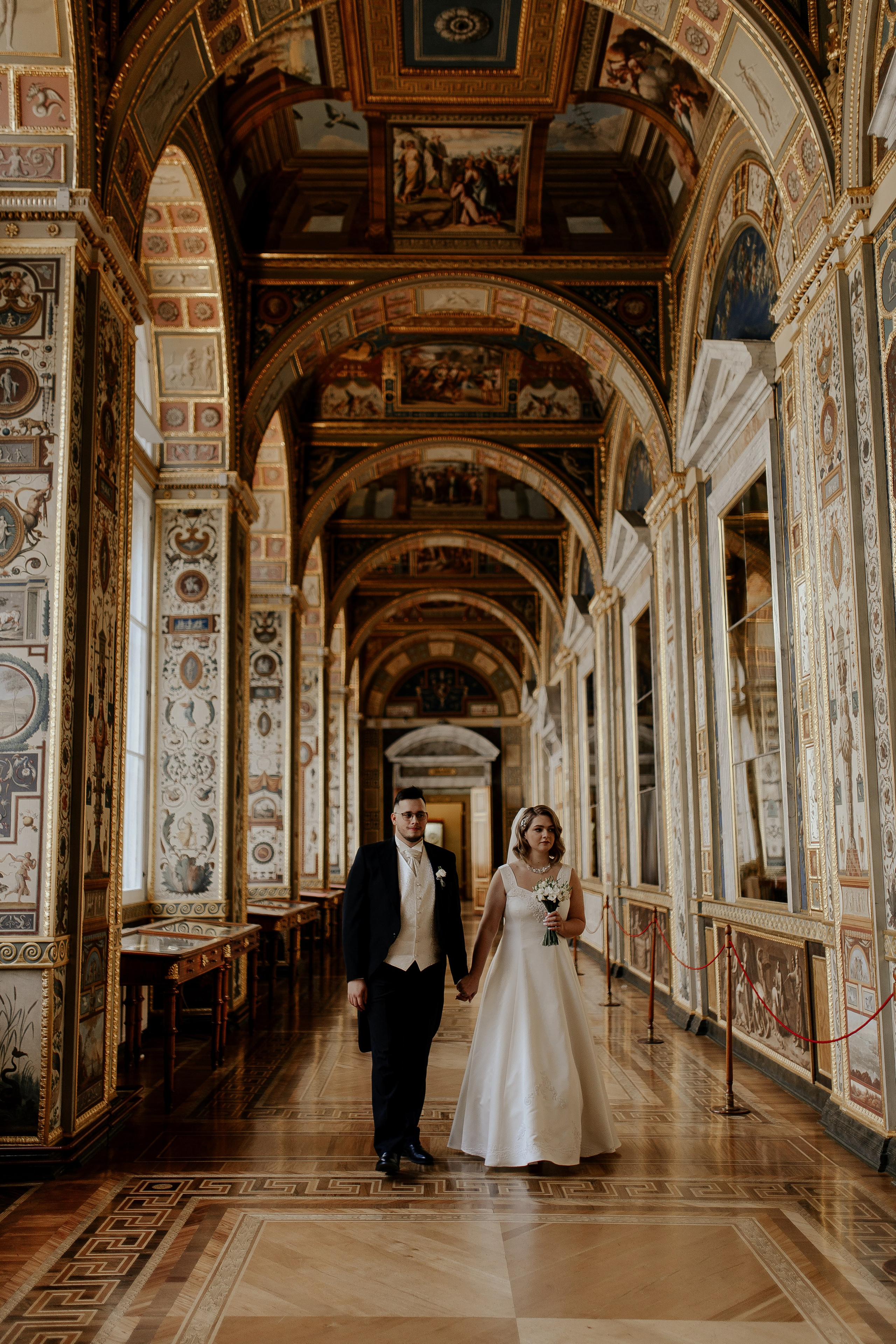 Свадьба в Эрмитаже. Фотограф в Санкт-Петербурге Лиза Семченкова