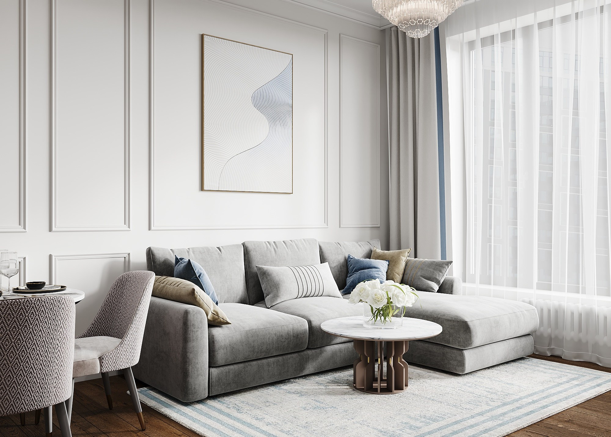 RESIDENCE WEST GARDEN, MOSCA. Irina Balykina — Interior 3D Visualisation