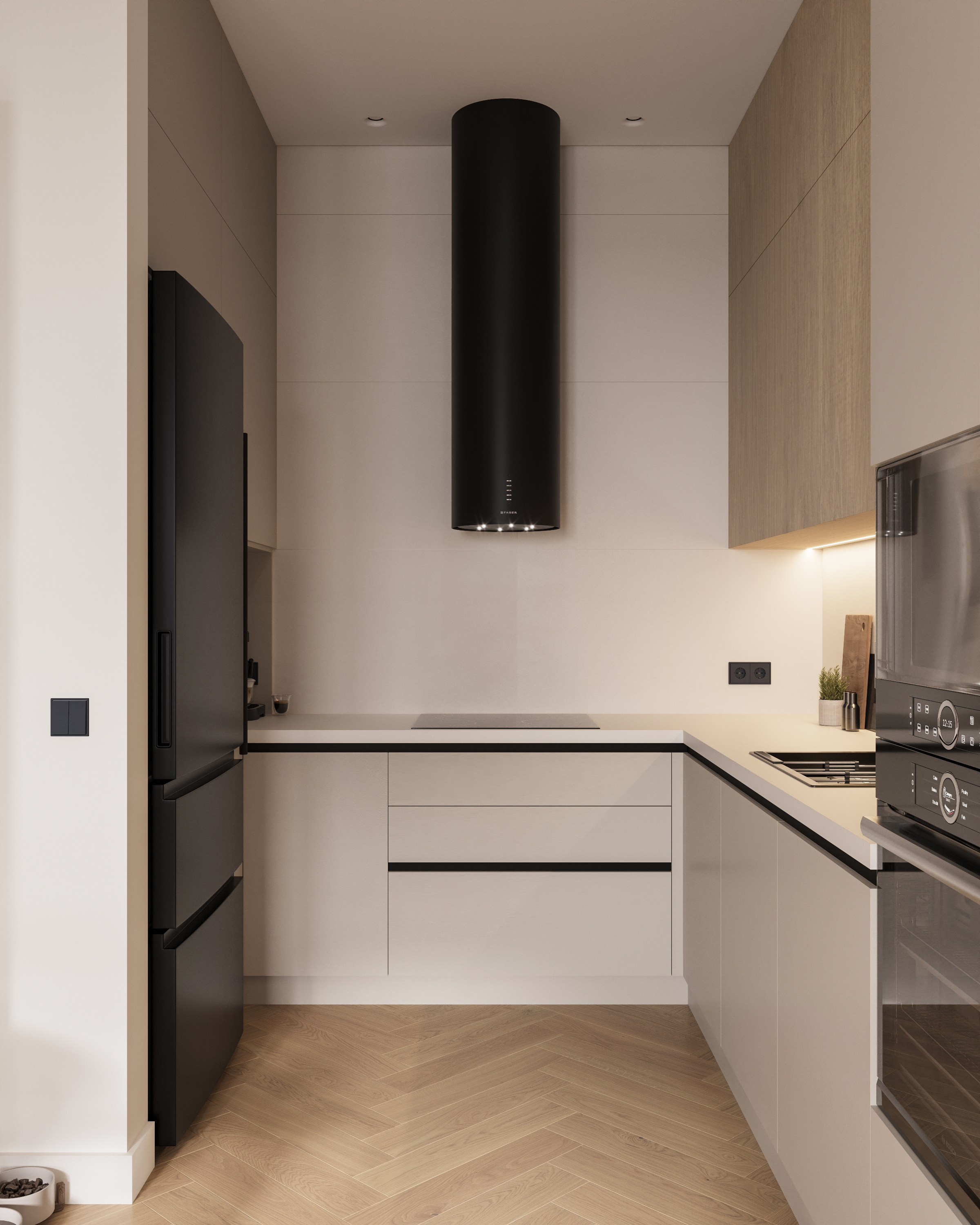 ЖК «Black River» | Living room. 3D визуализация интерьеров — Ирина