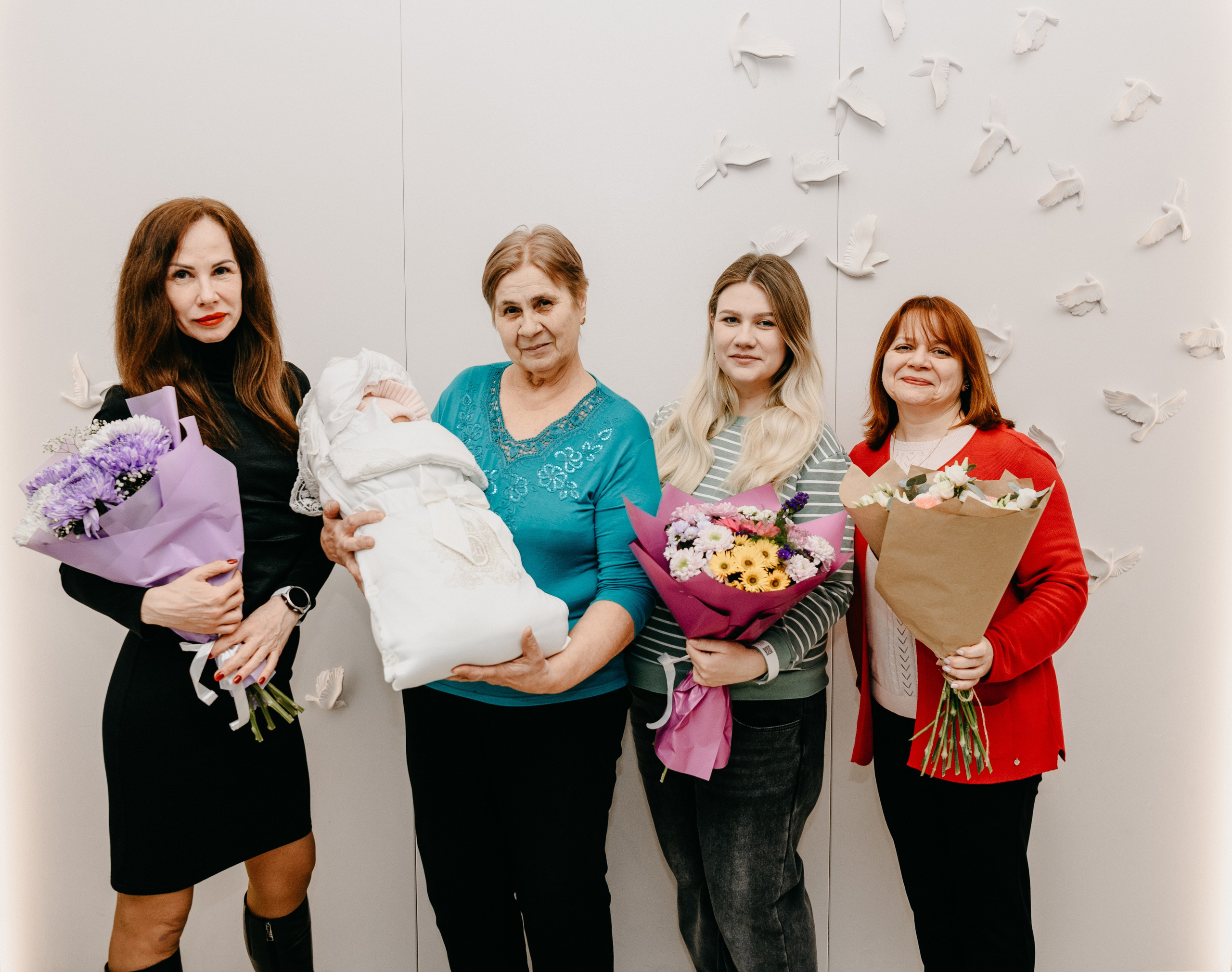 Выписка Арины. 4 роддом. Фотограф на выписку из роддома в Москве и МО