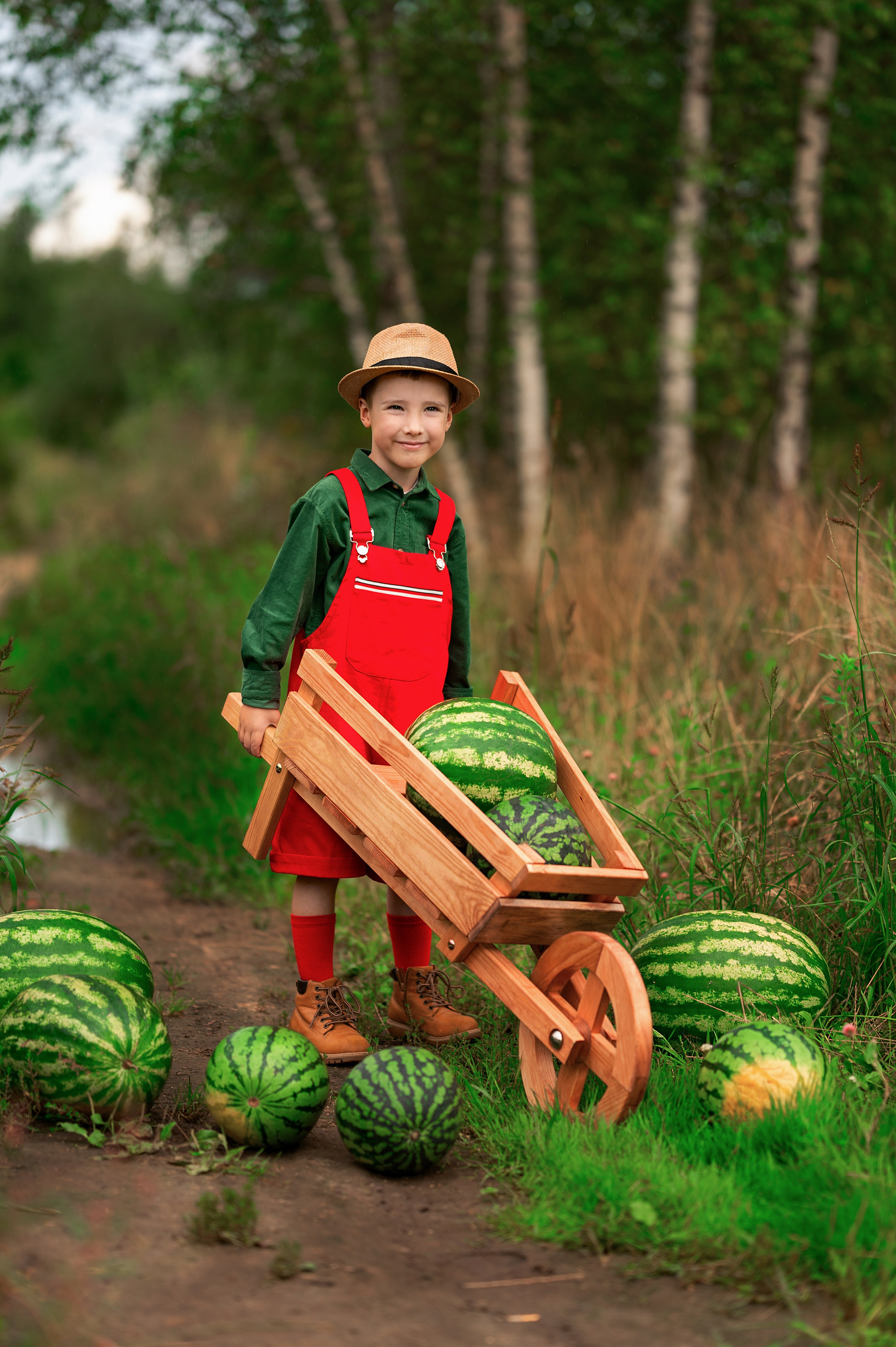 Фотопроект «Сочный арбуз». Детский и семейный фотограф г. Москва Оксана Катаджи