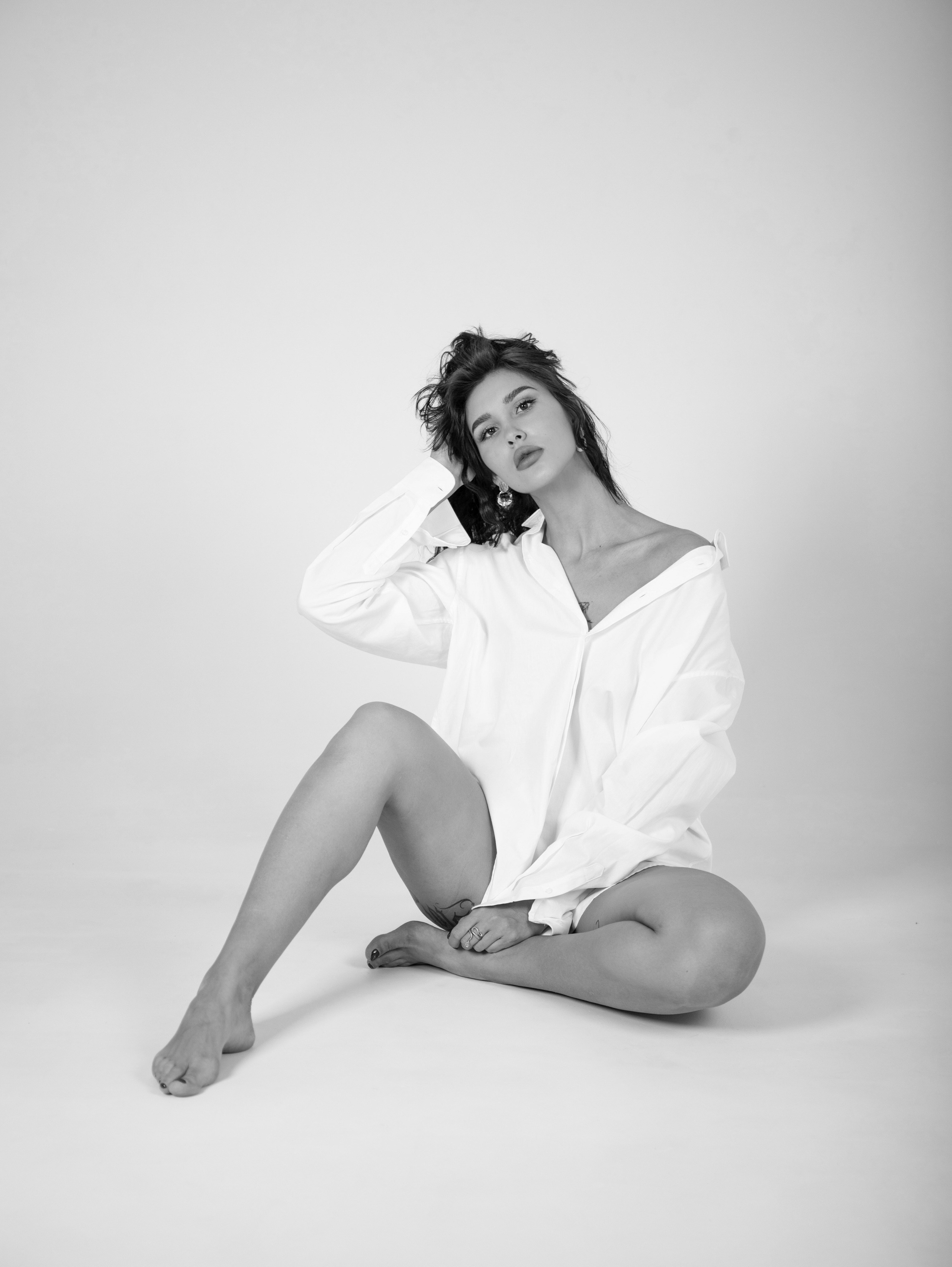 На циклораме. Свадебный и семейный фотограф в Москве Мила Широких