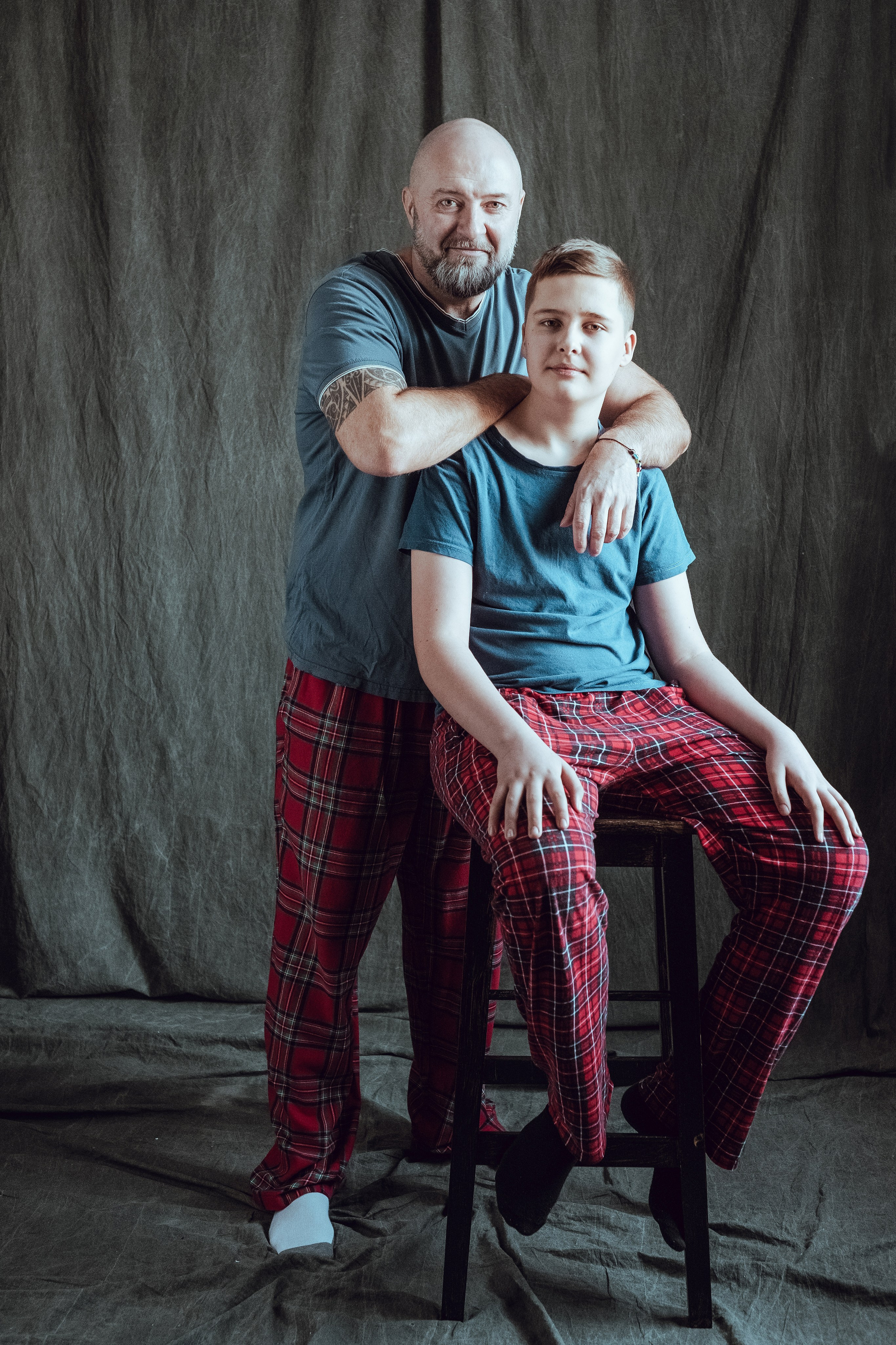 Отец и сын. Портретный фотограф в Новосибирске