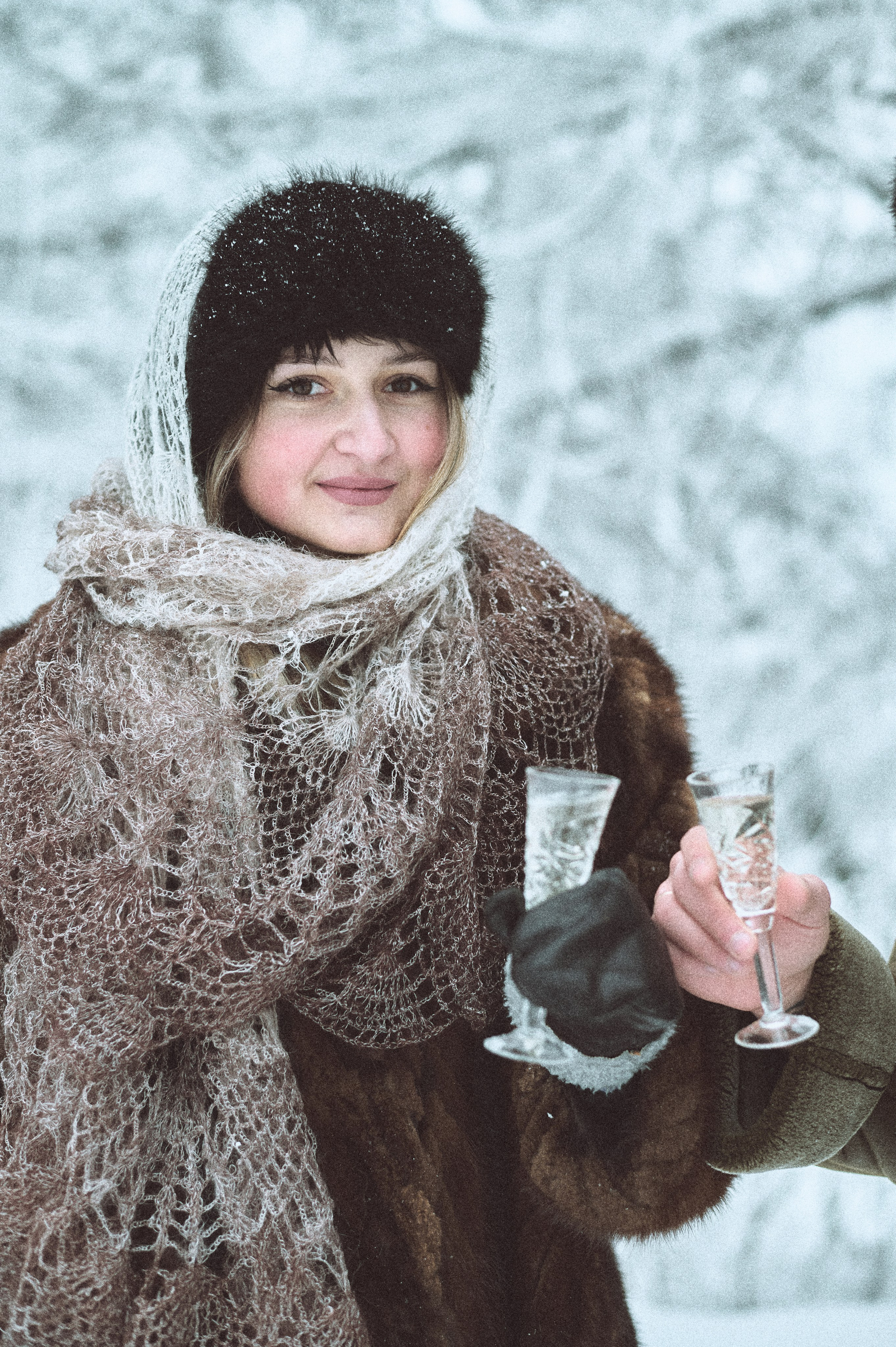 Арина и Кирилл. Вьюга. Женский фотограф в Череповце Даша Акулич