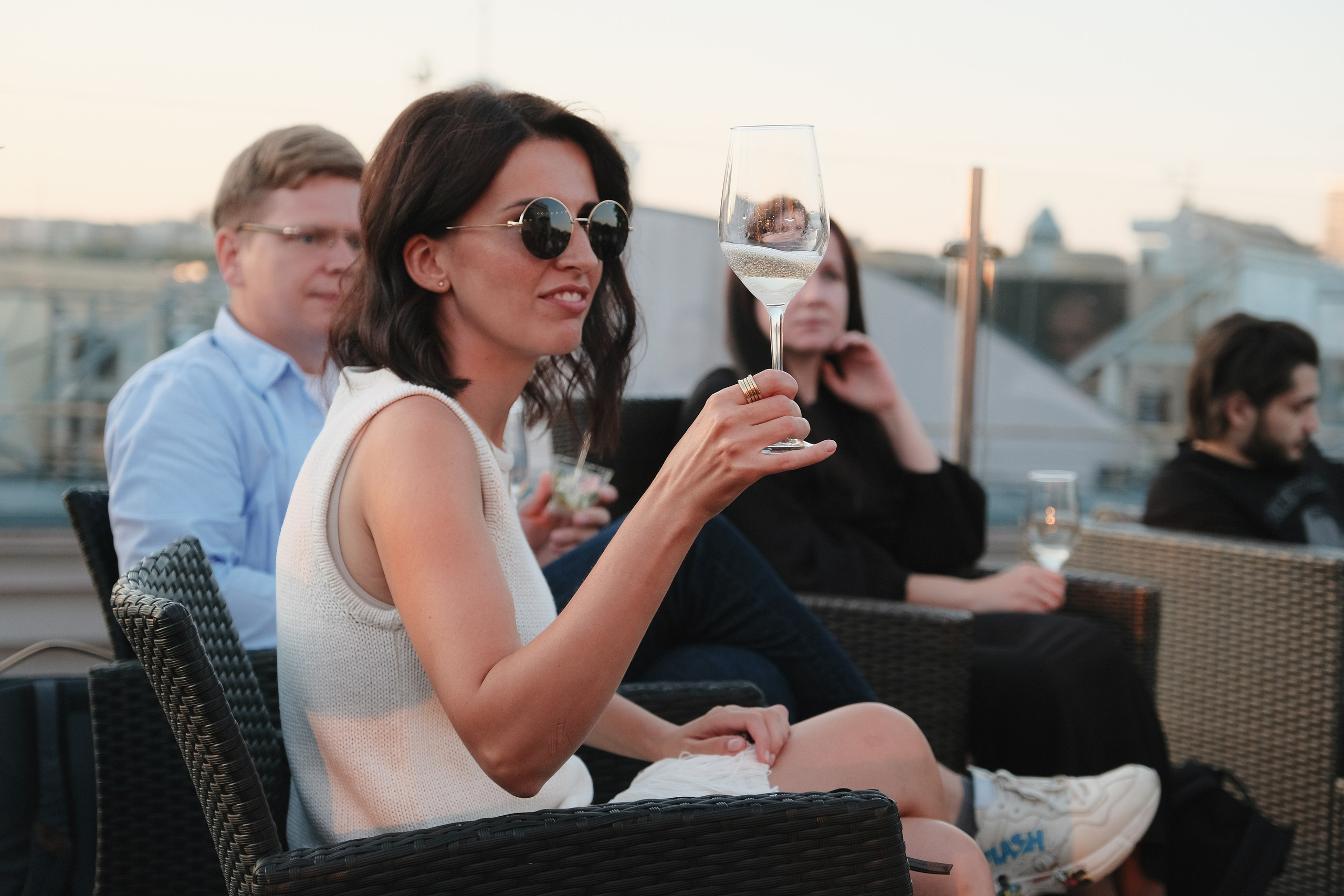 Вечеринка на крыше в Москве. Фотограф Михаил Ерохин | Москва