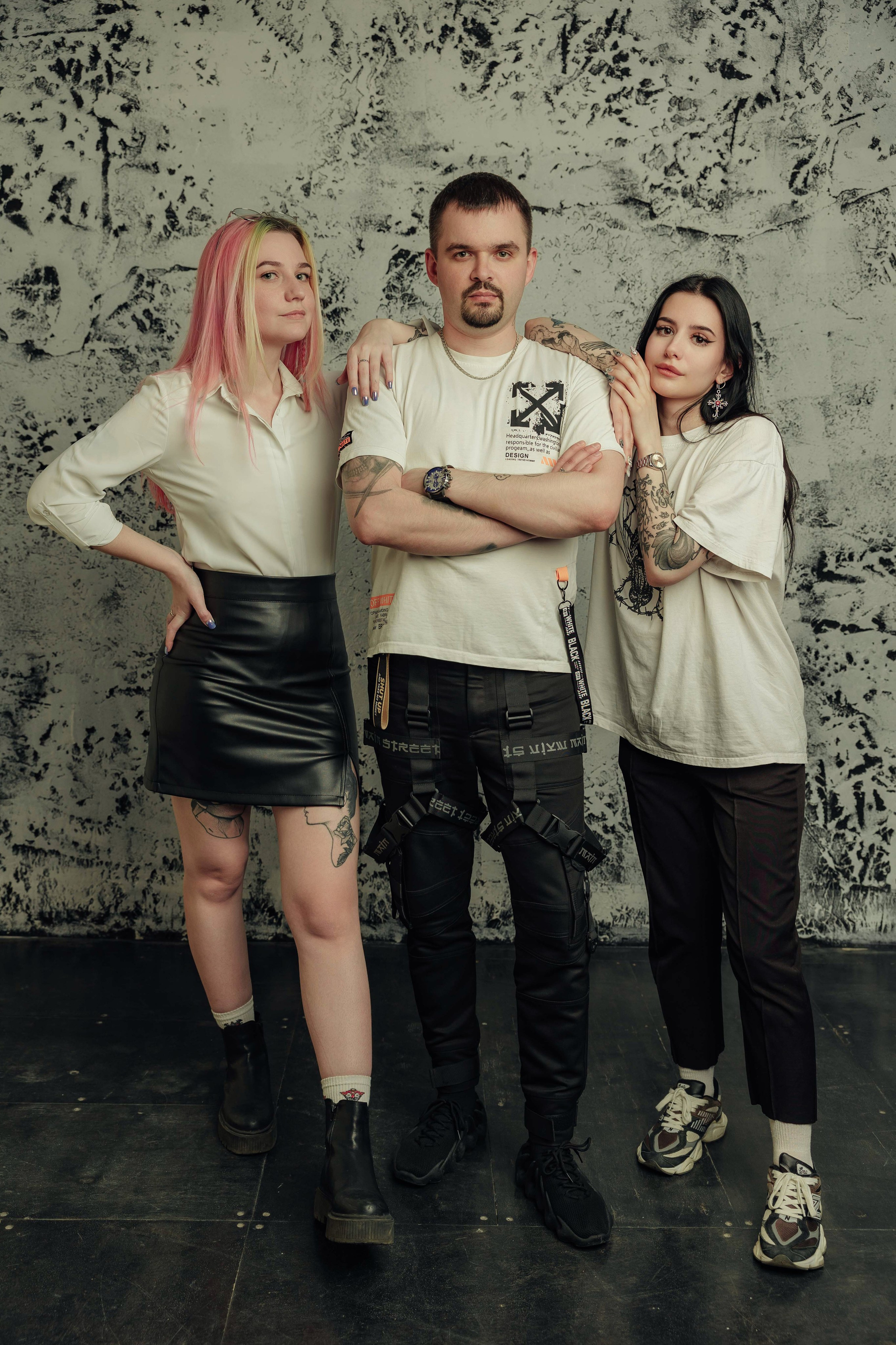 Коллективная фотосессия для мастеров тату-салона «Бить-Колотить». Алексей Шаров — свадебный и репортажный фотограф в Нижнем Новгороде