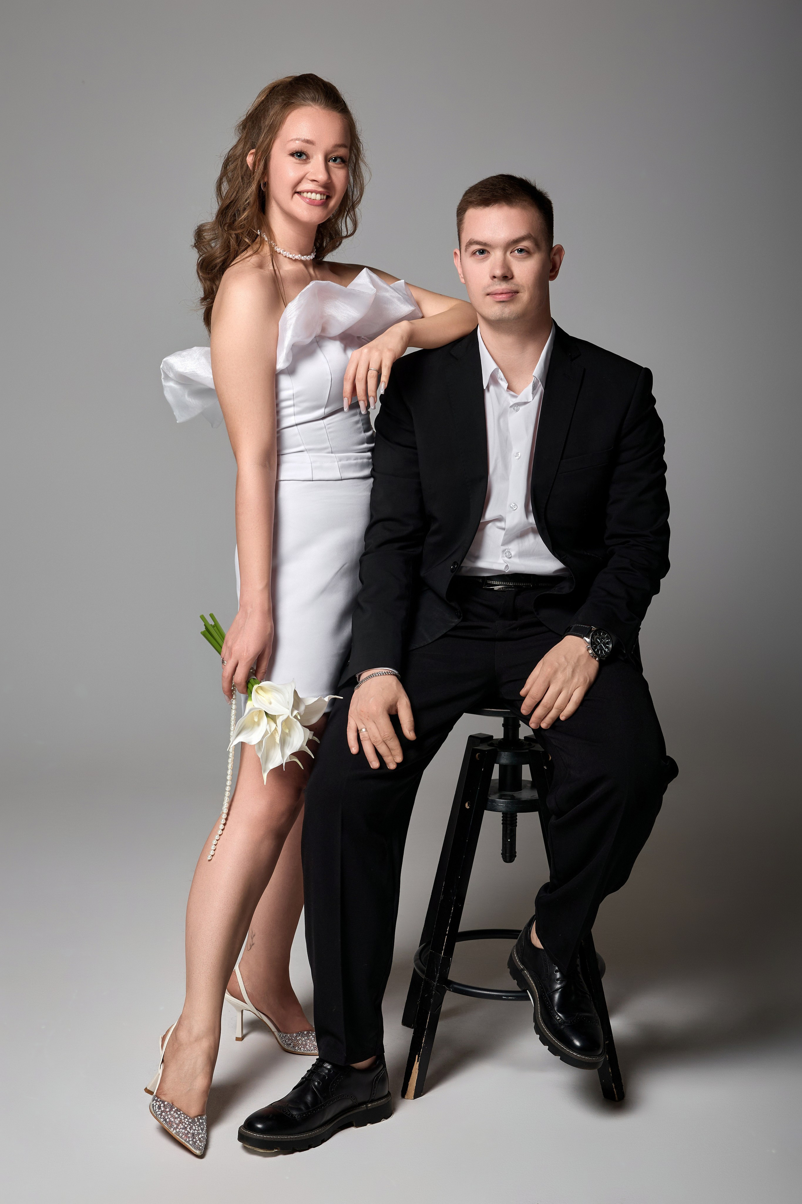 Свадебная фотосессия в гостинице и в студии