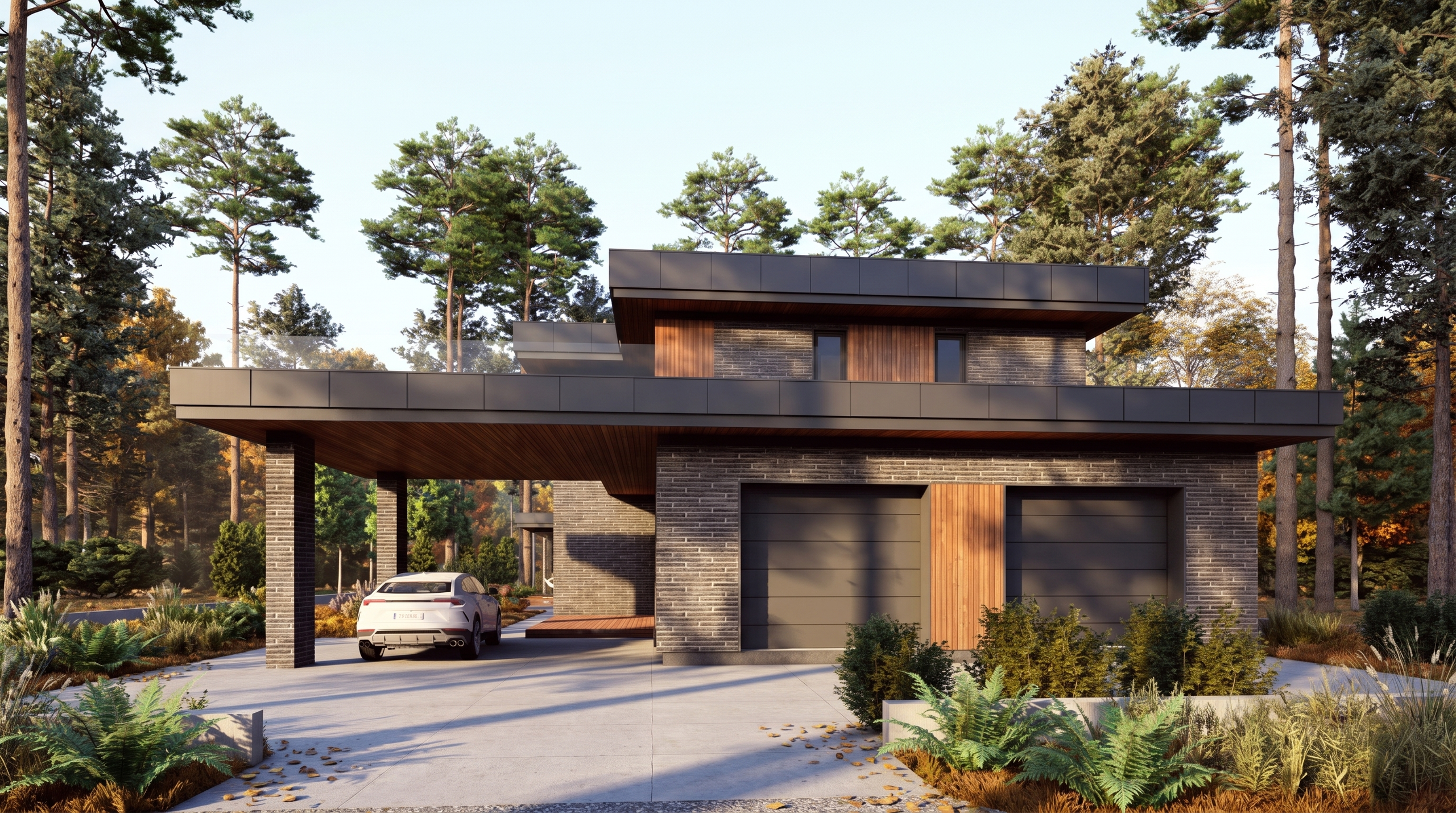 Стиль Прерий, Дом 650 кв. м. Архитектурное проектирование