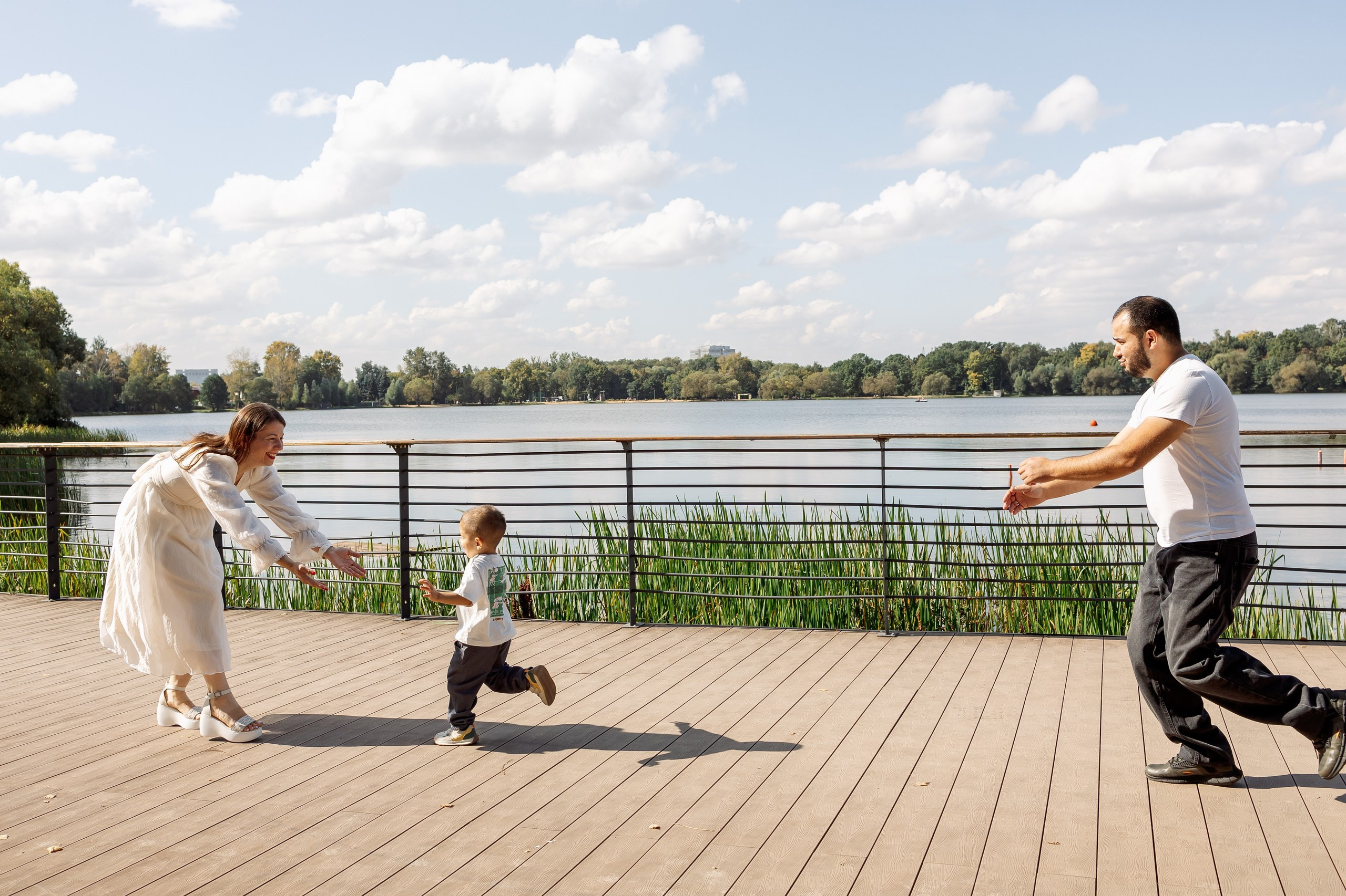 Семейная прогулка на Белом озере. Семейный Фотограф в Москве Евгения Симоненко