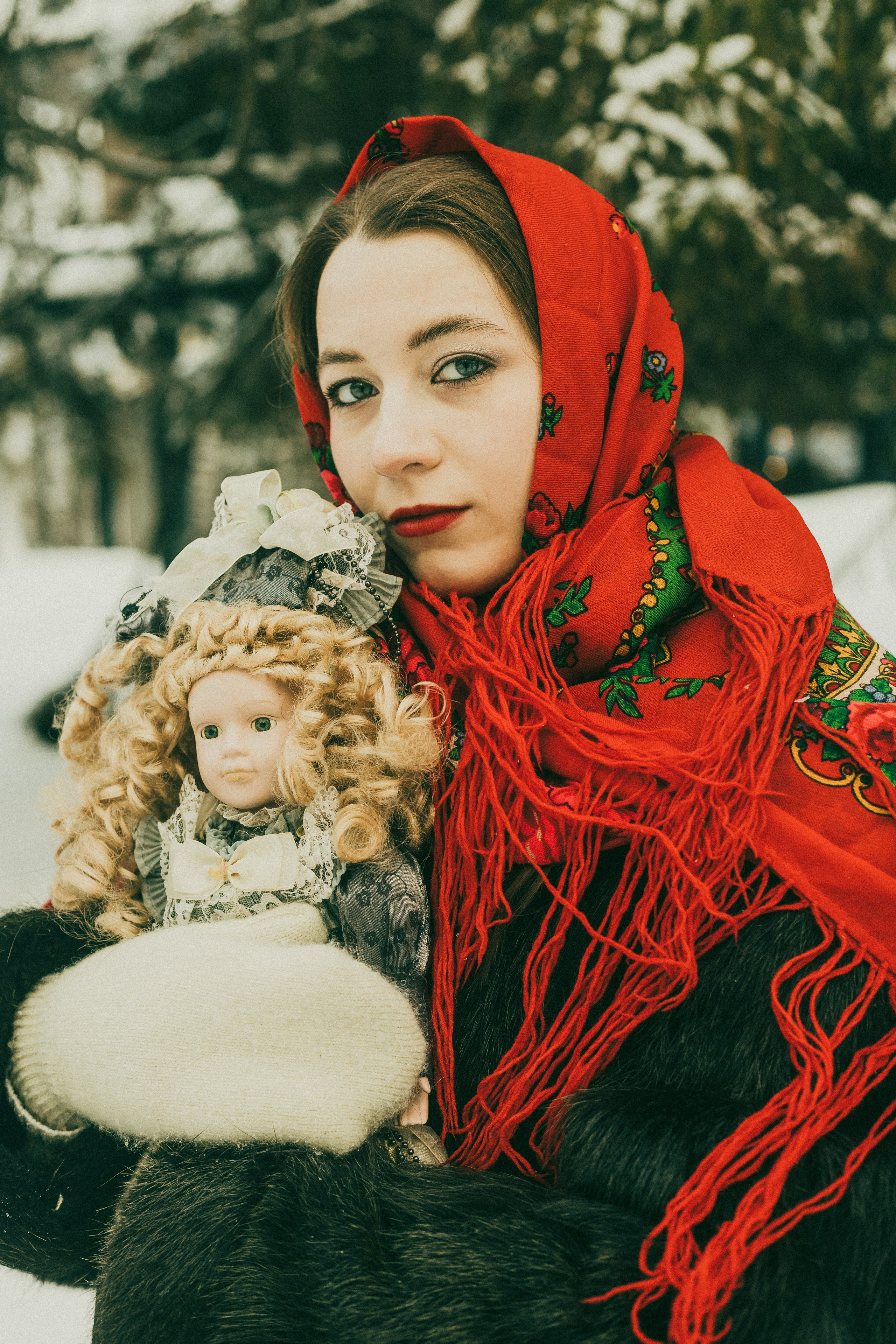 Зима в стиле СССР. Портретный и репортажный фотограф Елизавета Рудовская|Казань