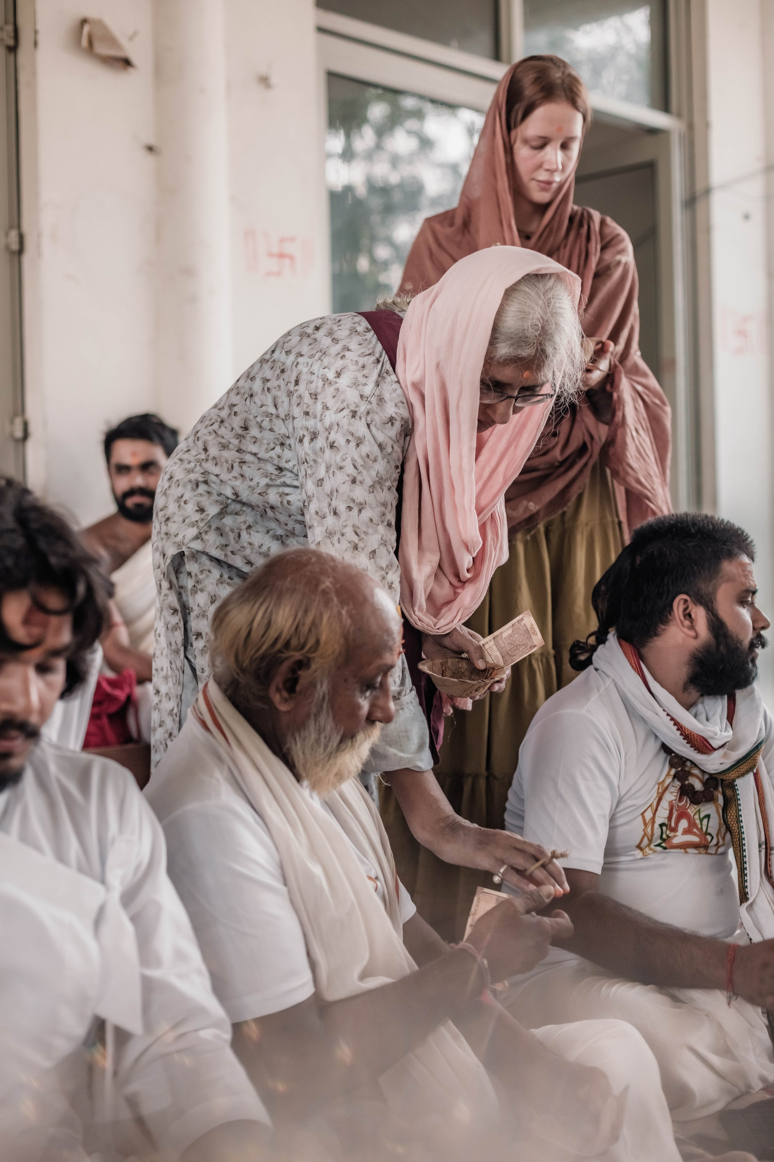 Pitri Paksha yagyas & poojas Devraha Baba ji ashram. Mariam Bagdasaryan