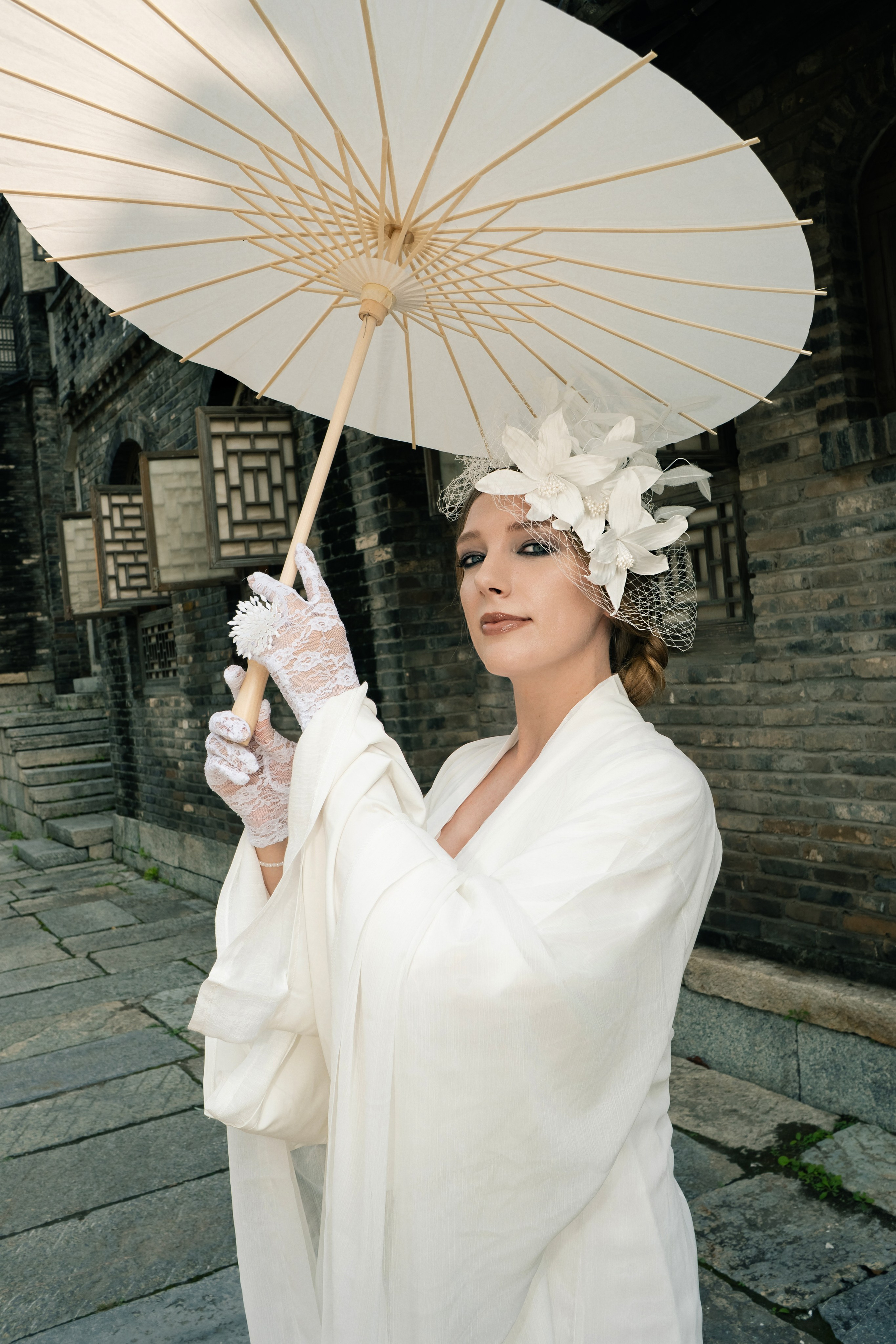 Photoshoot in traditional Chinese dresses